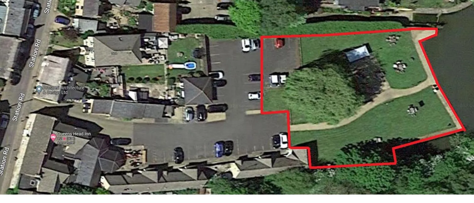 Bird's eye view in Queen's Head Inn