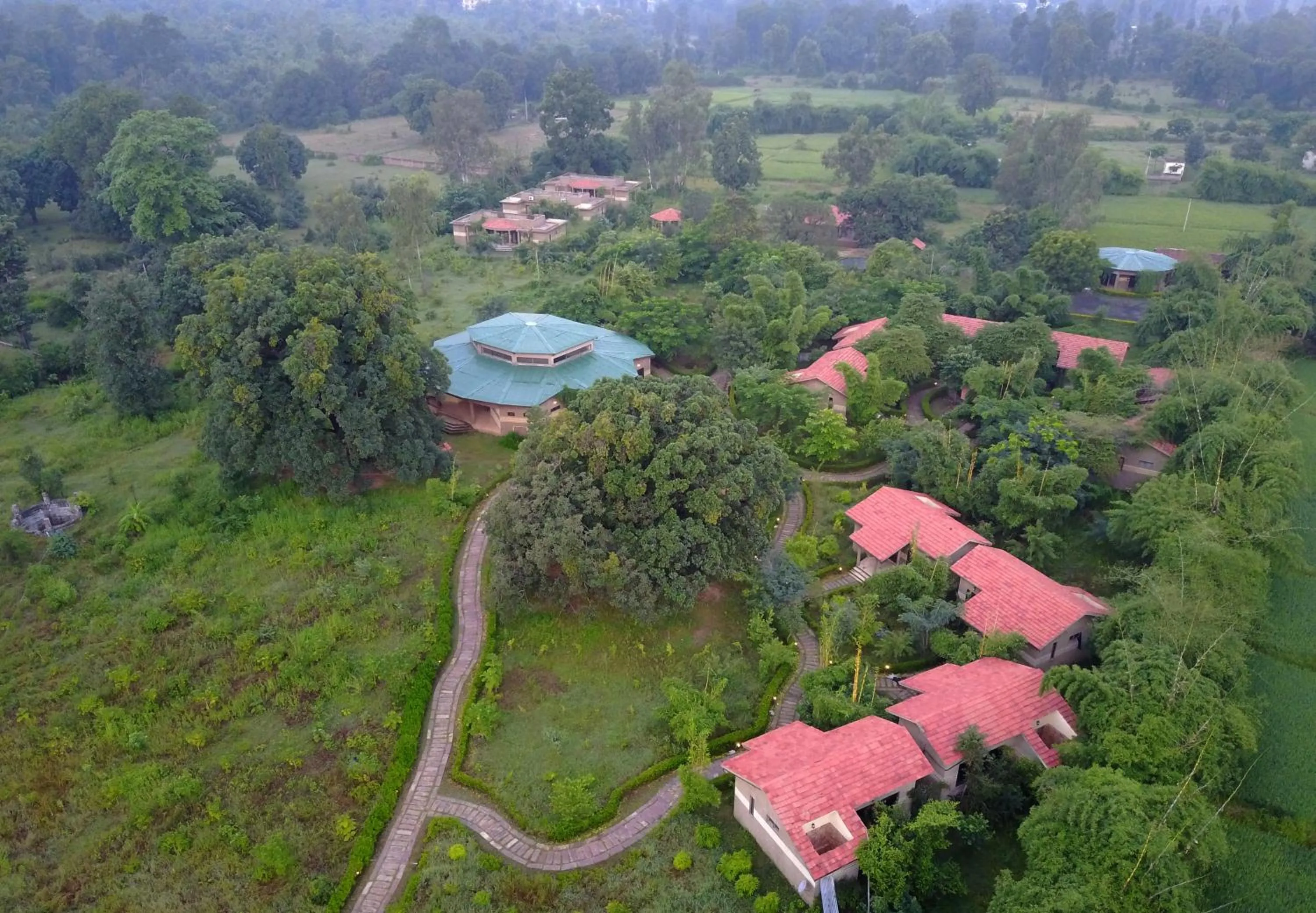 Bird's eye view in Aranyak Resort