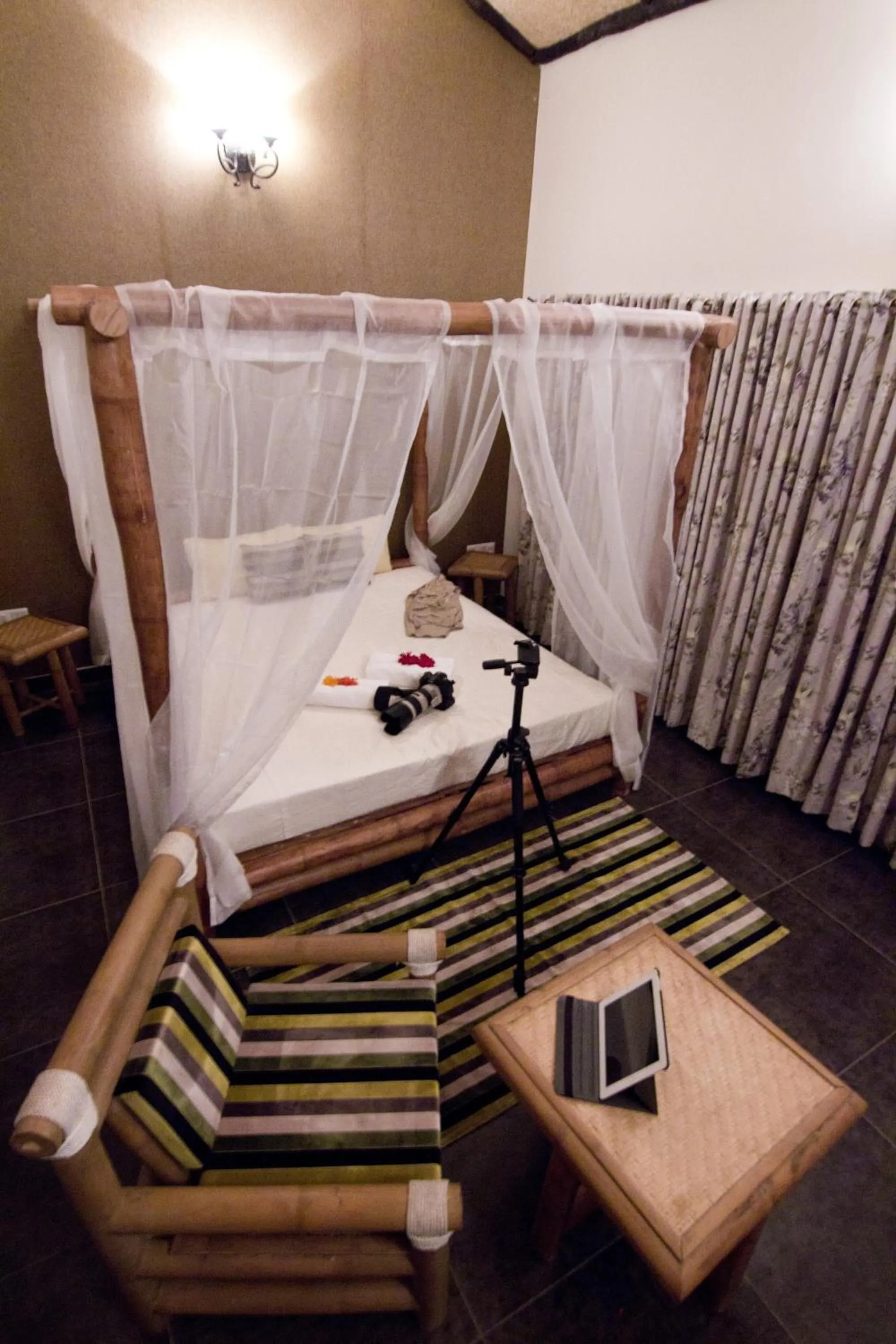 Bed in Aranyak Resort