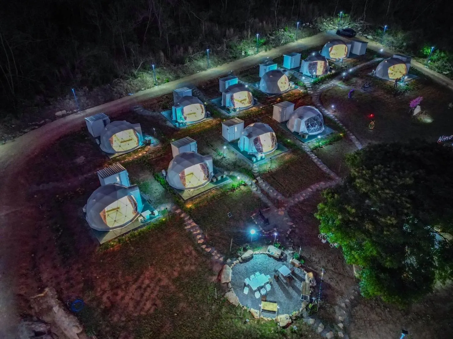 Bird's eye view in NiNo San Glamping - Pak Chong