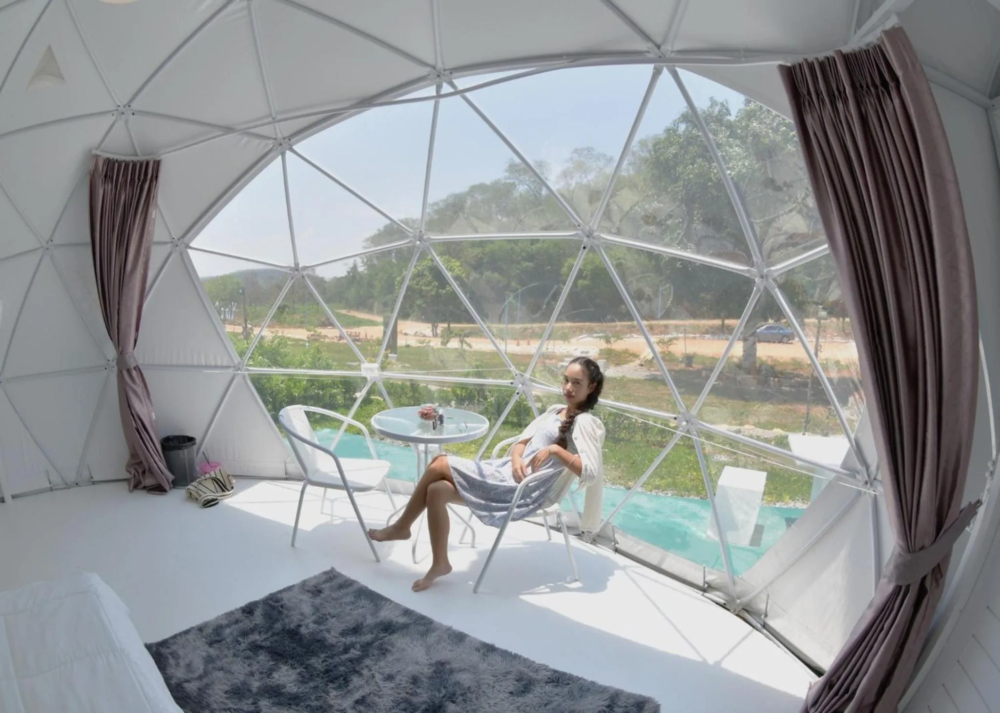 Seating area in NiNo San Glamping - Pak Chong