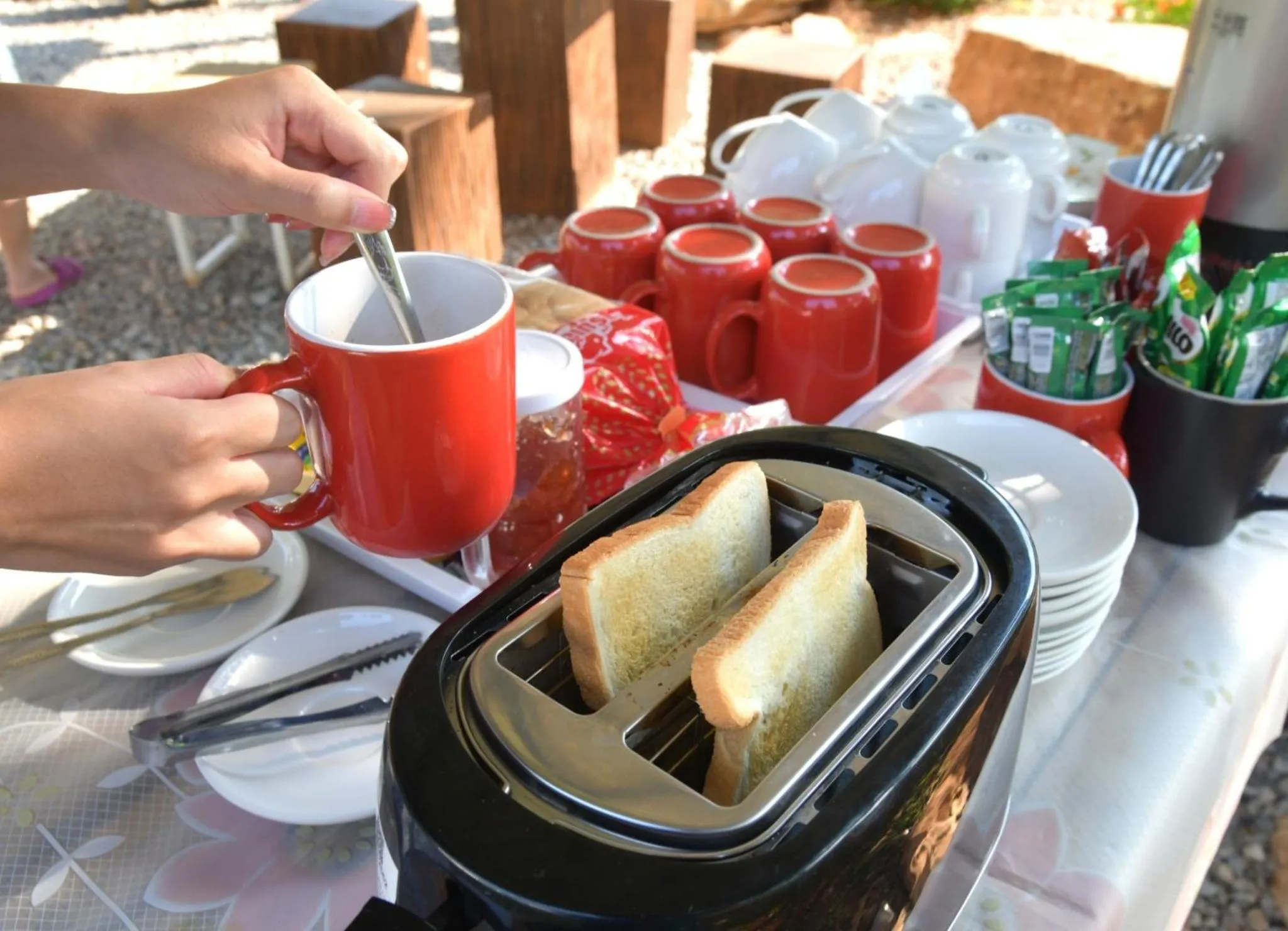 Food and drinks in NiNo San Glamping - Pak Chong