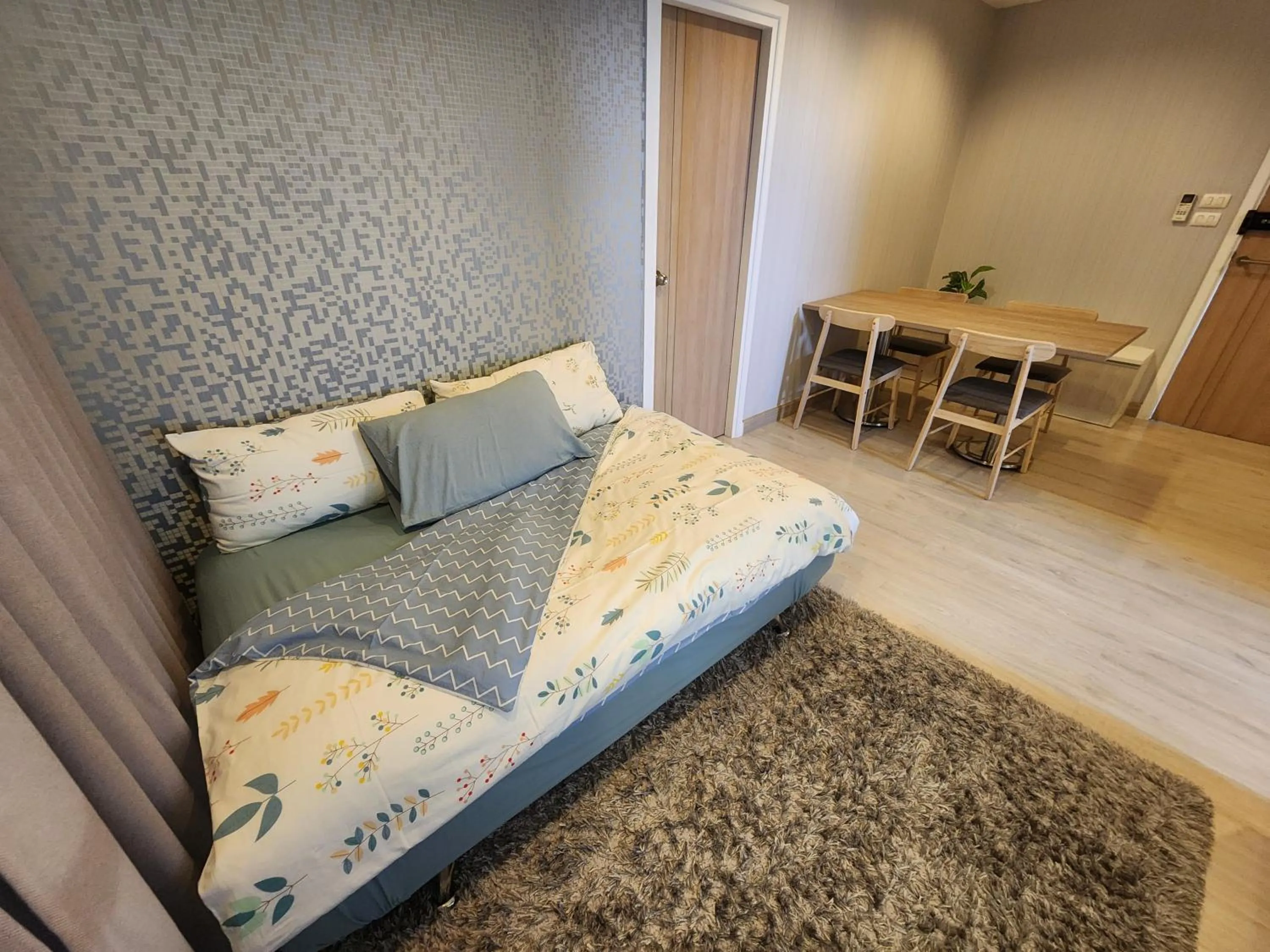 Living room, Bed in Family Suit 2 Bedrooms 2 Bathrooms in Chiang Mai