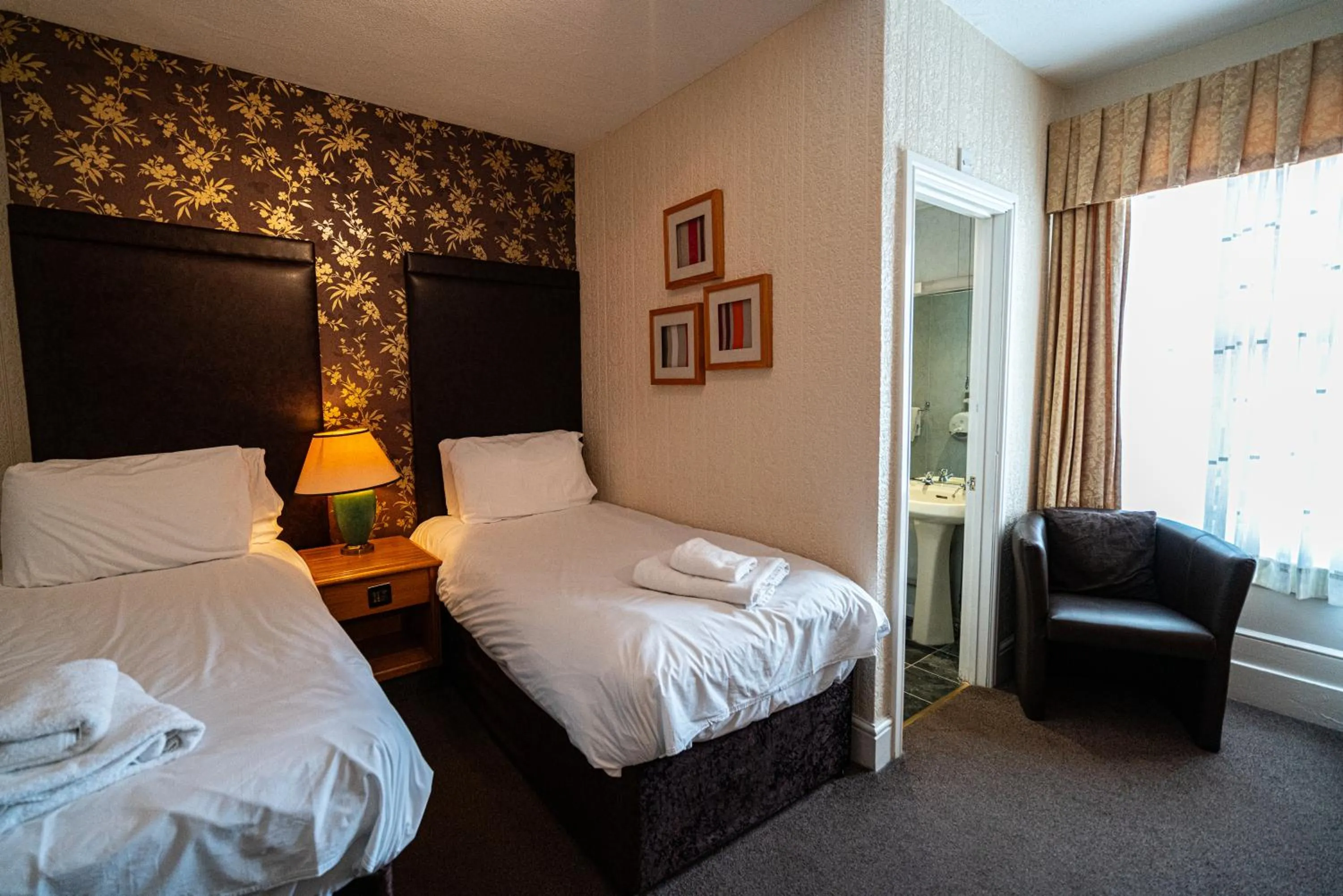 Bed in Can-Y-Bae Hotel