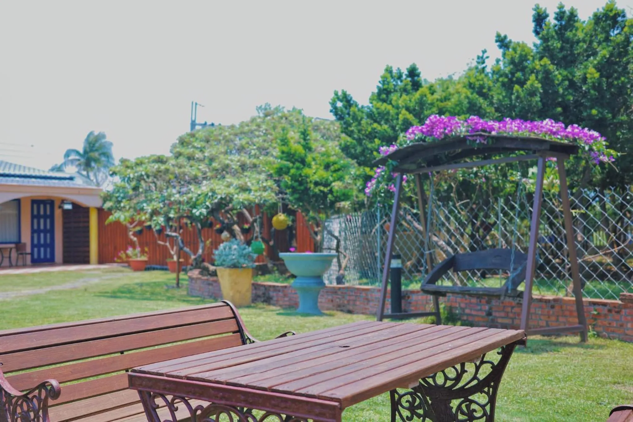 Patio in Ding Jia Garden Resort