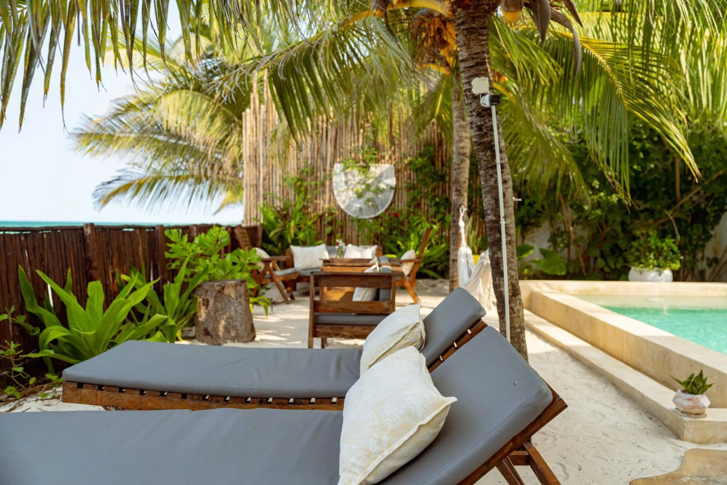 Seating area in Babu Villas