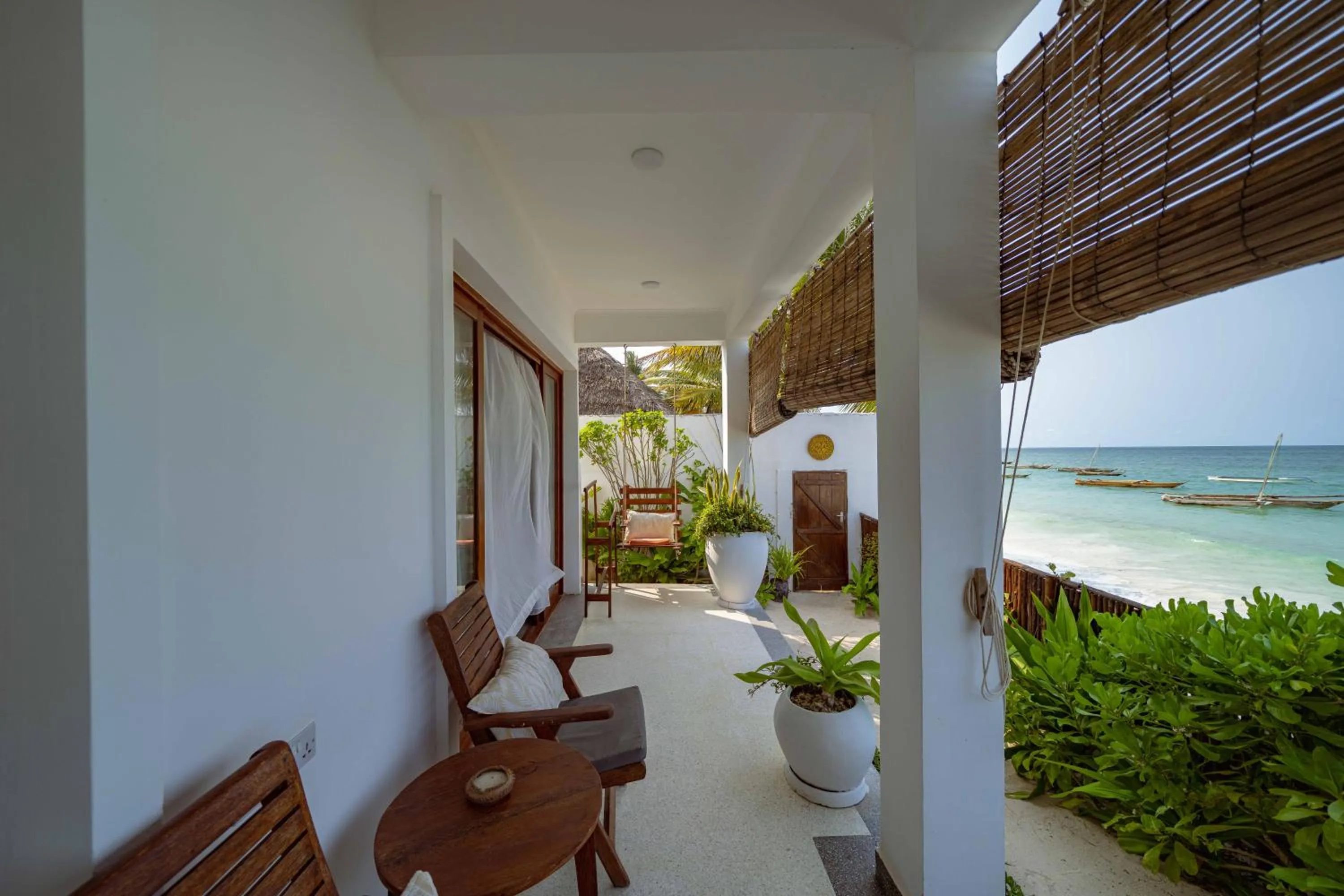 Seating area in Babu Villas