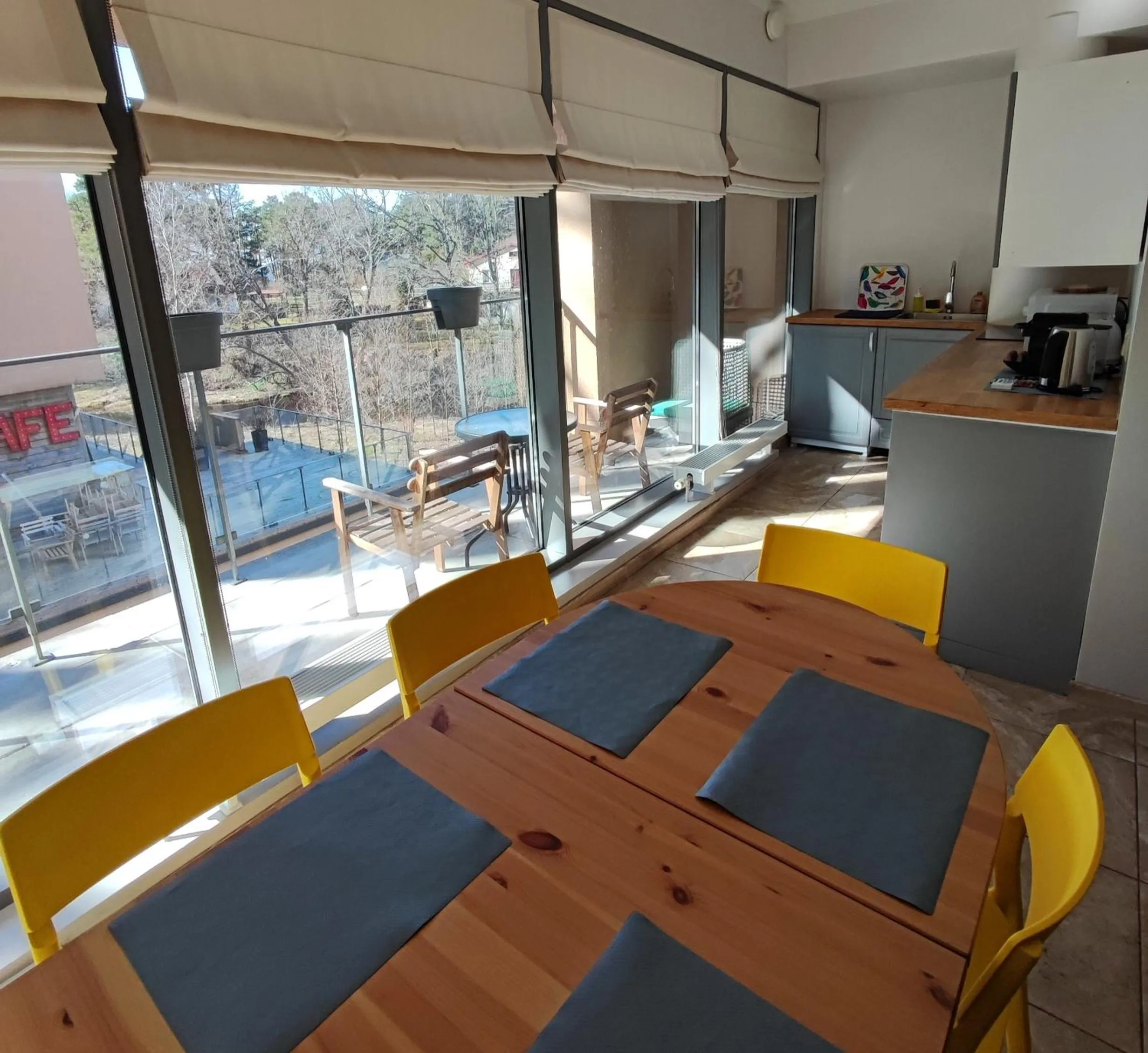 Balcony/Terrace in Saules Club Apart Hotel