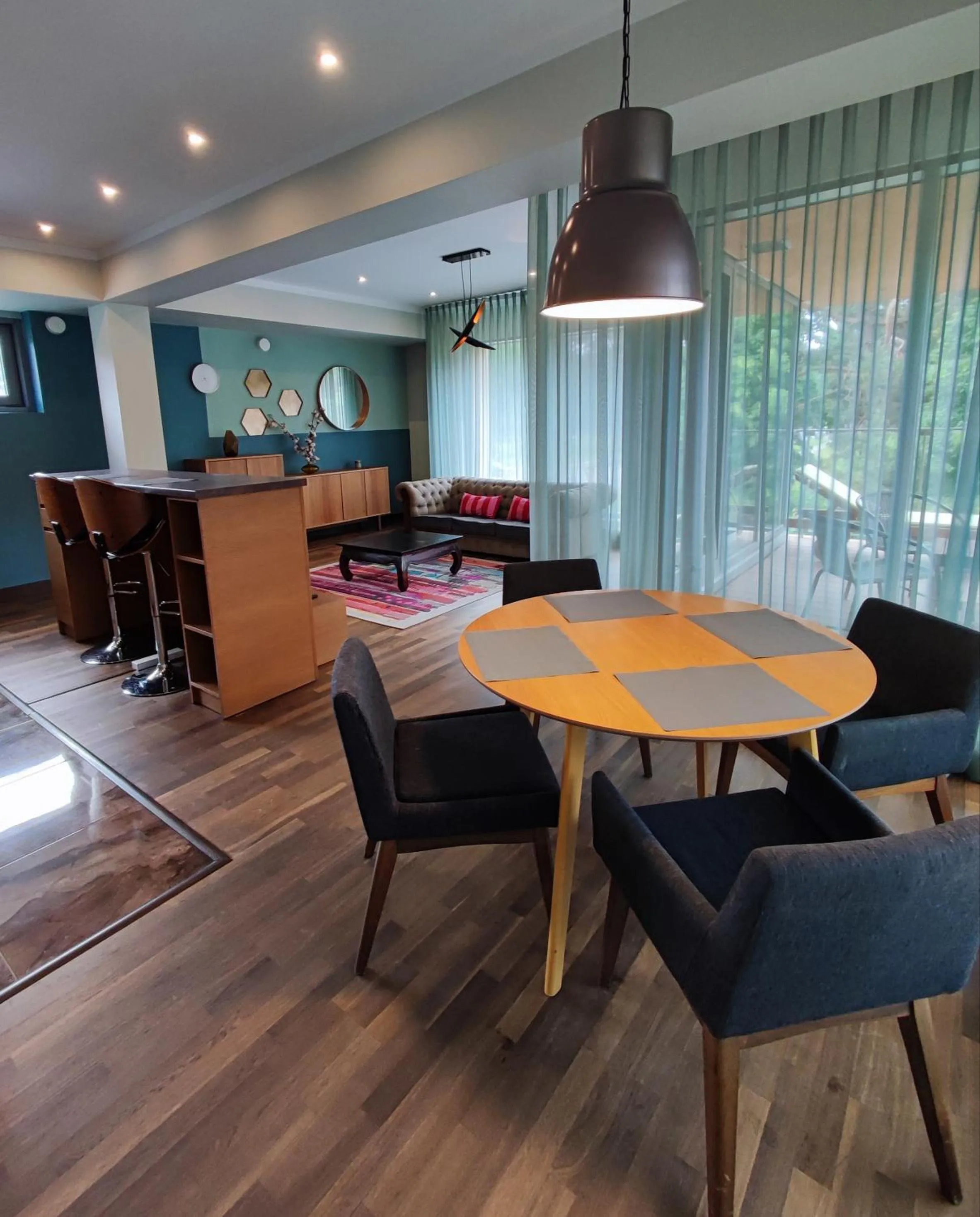 Balcony/Terrace in Saules Club Apart Hotel