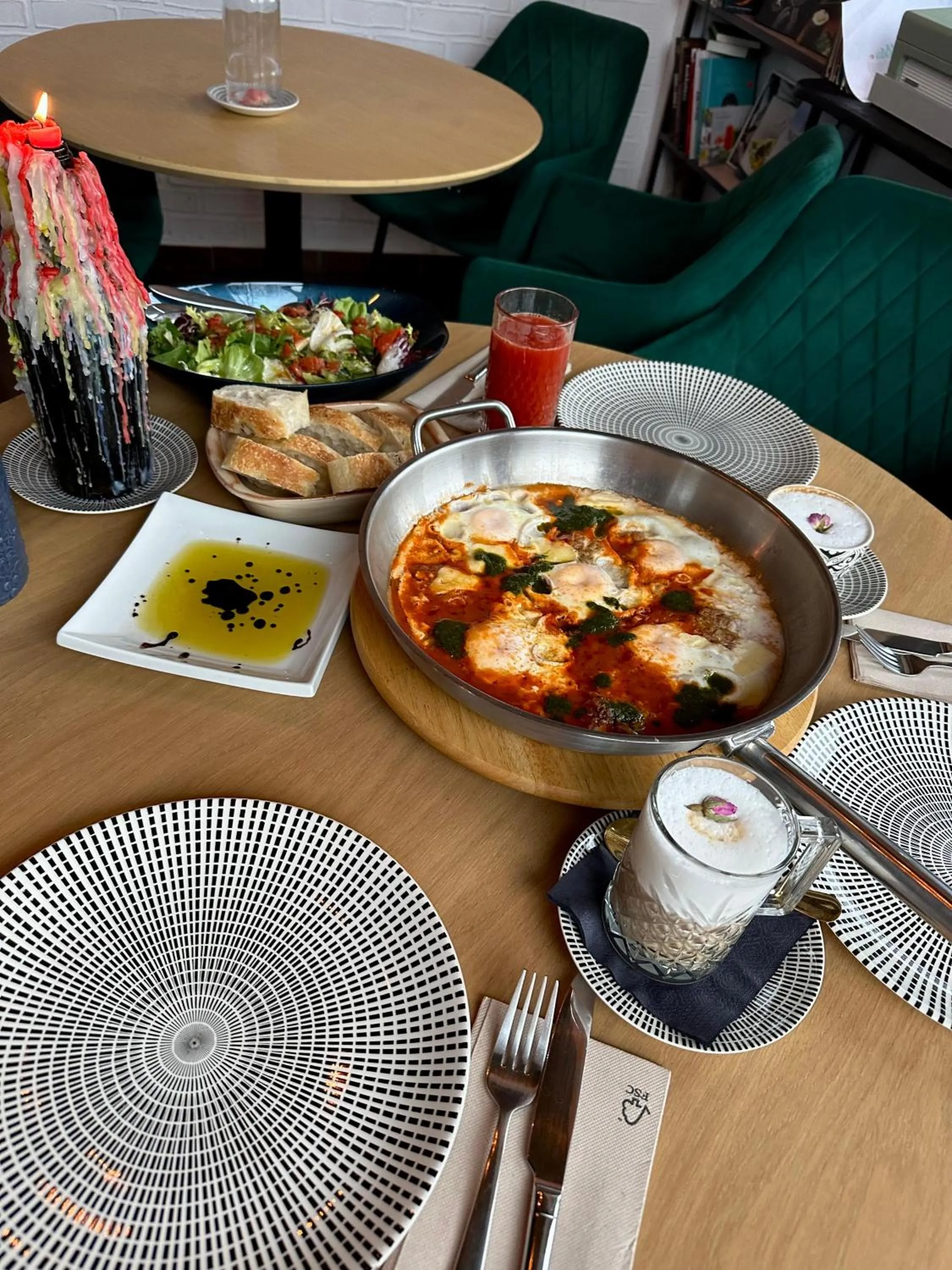 Breakfast in Saules Club Apart Hotel