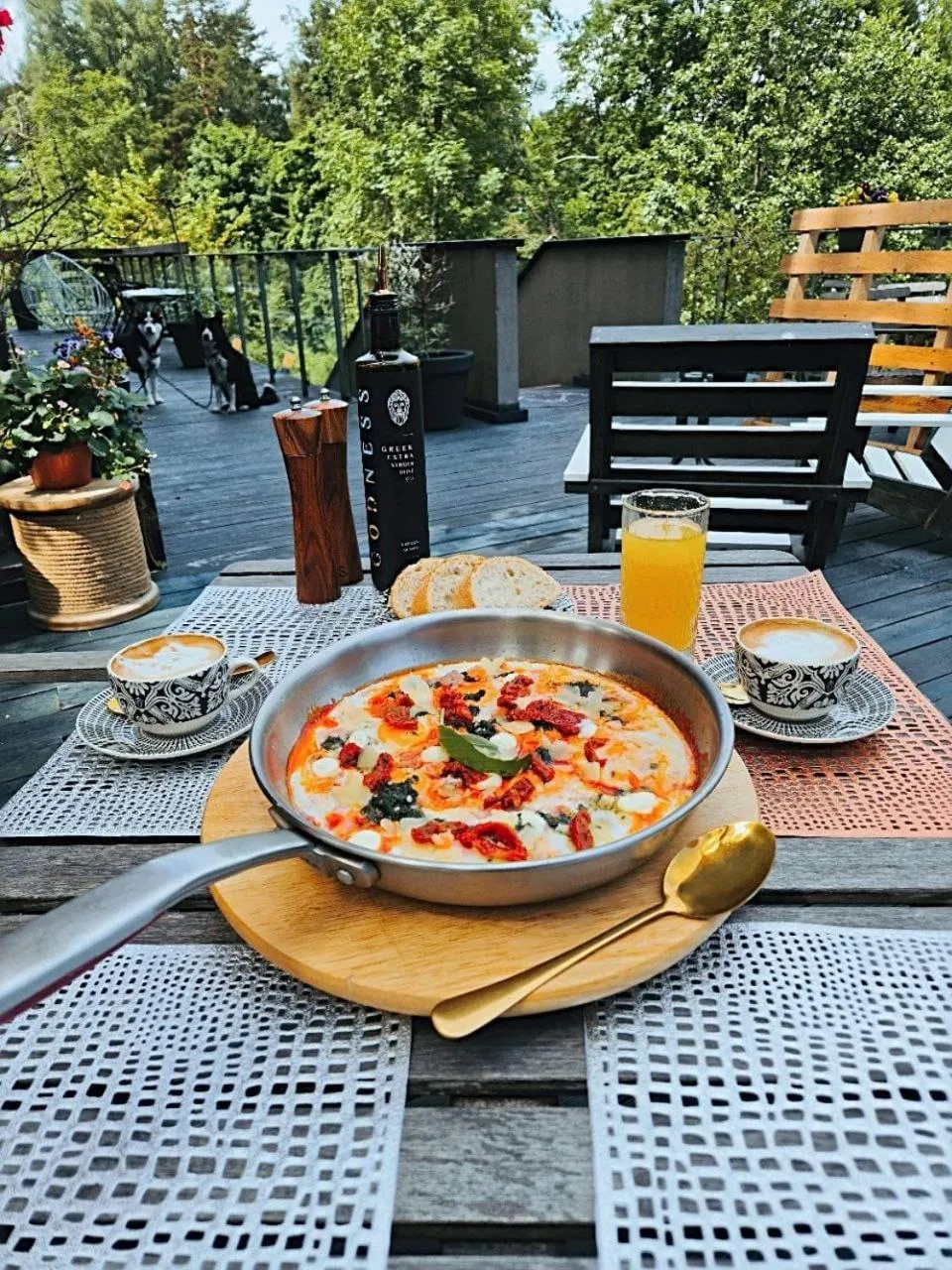 Breakfast in Saules Club Apart Hotel