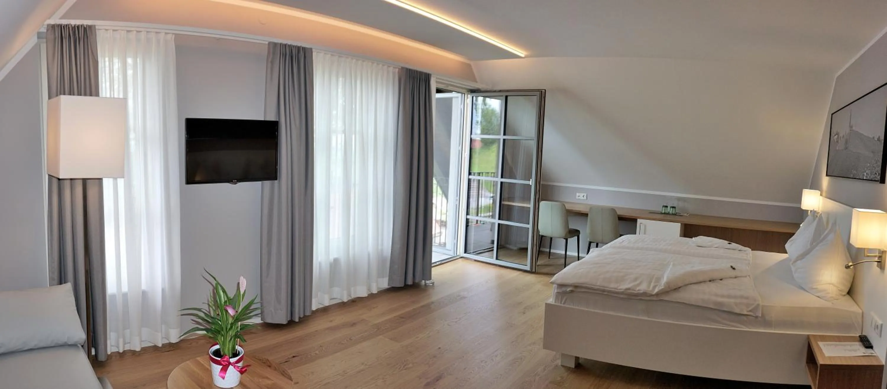 Bedroom, Bed in Weinrefugium Brolli