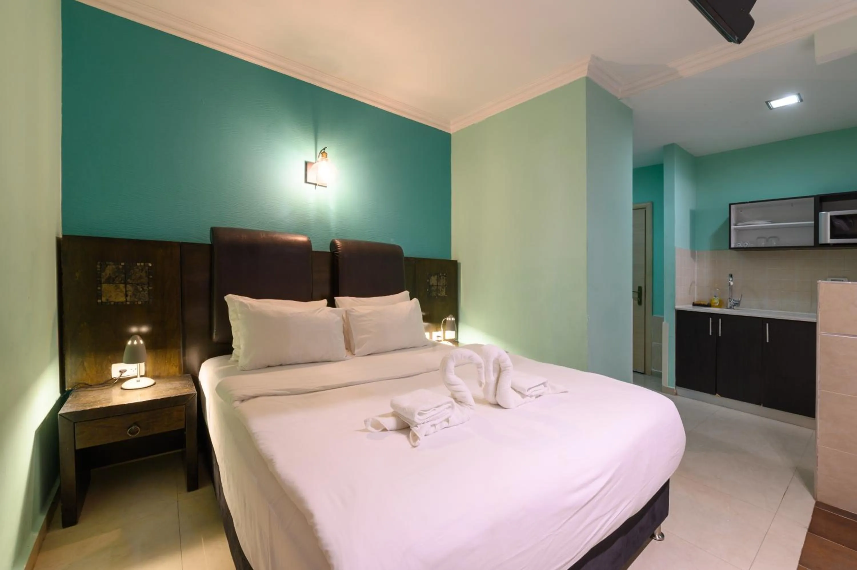 Bed in Marina Beach Hotel