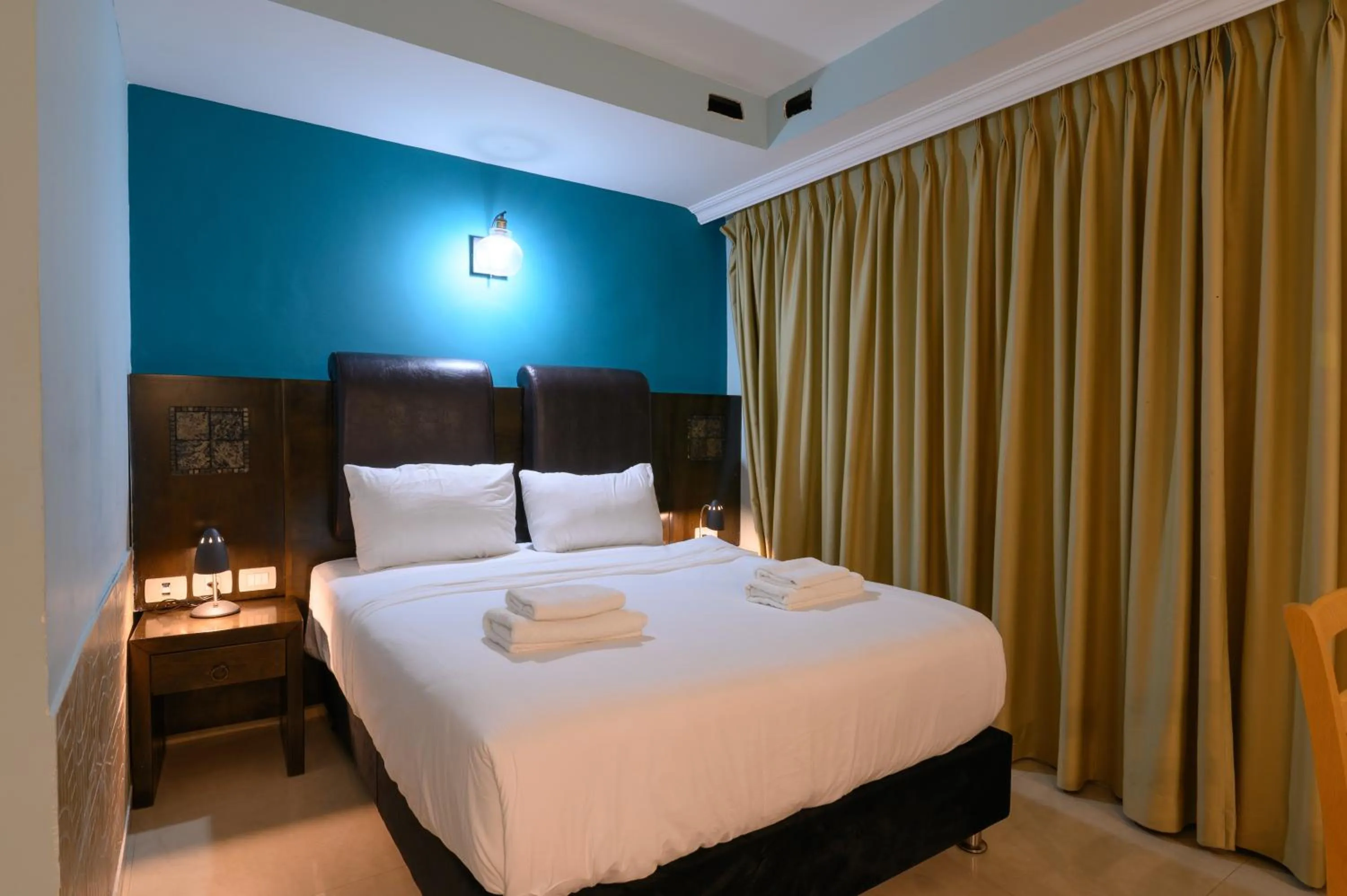 Bed in Marina Beach Hotel