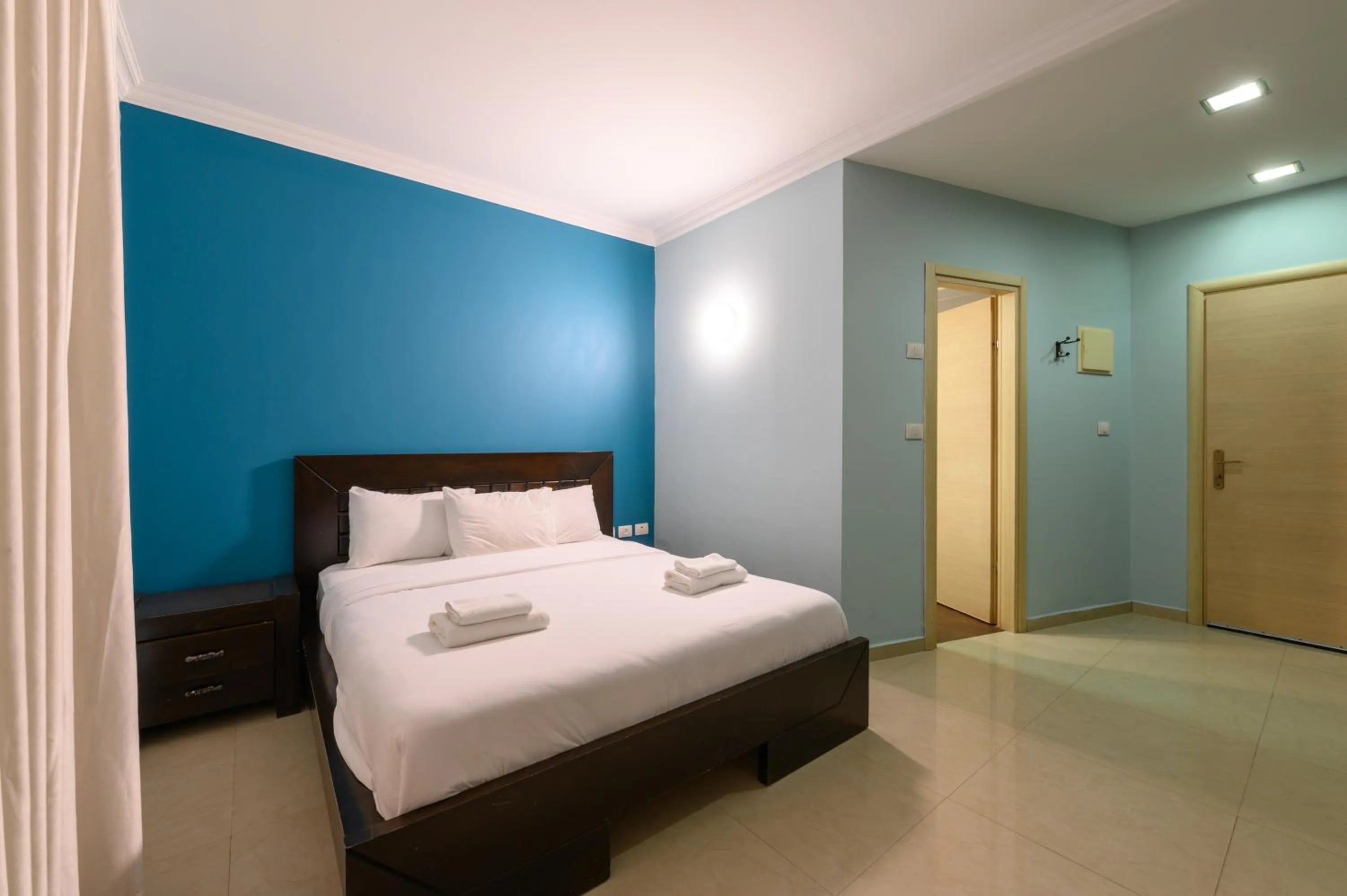 Bed in Marina Beach Hotel