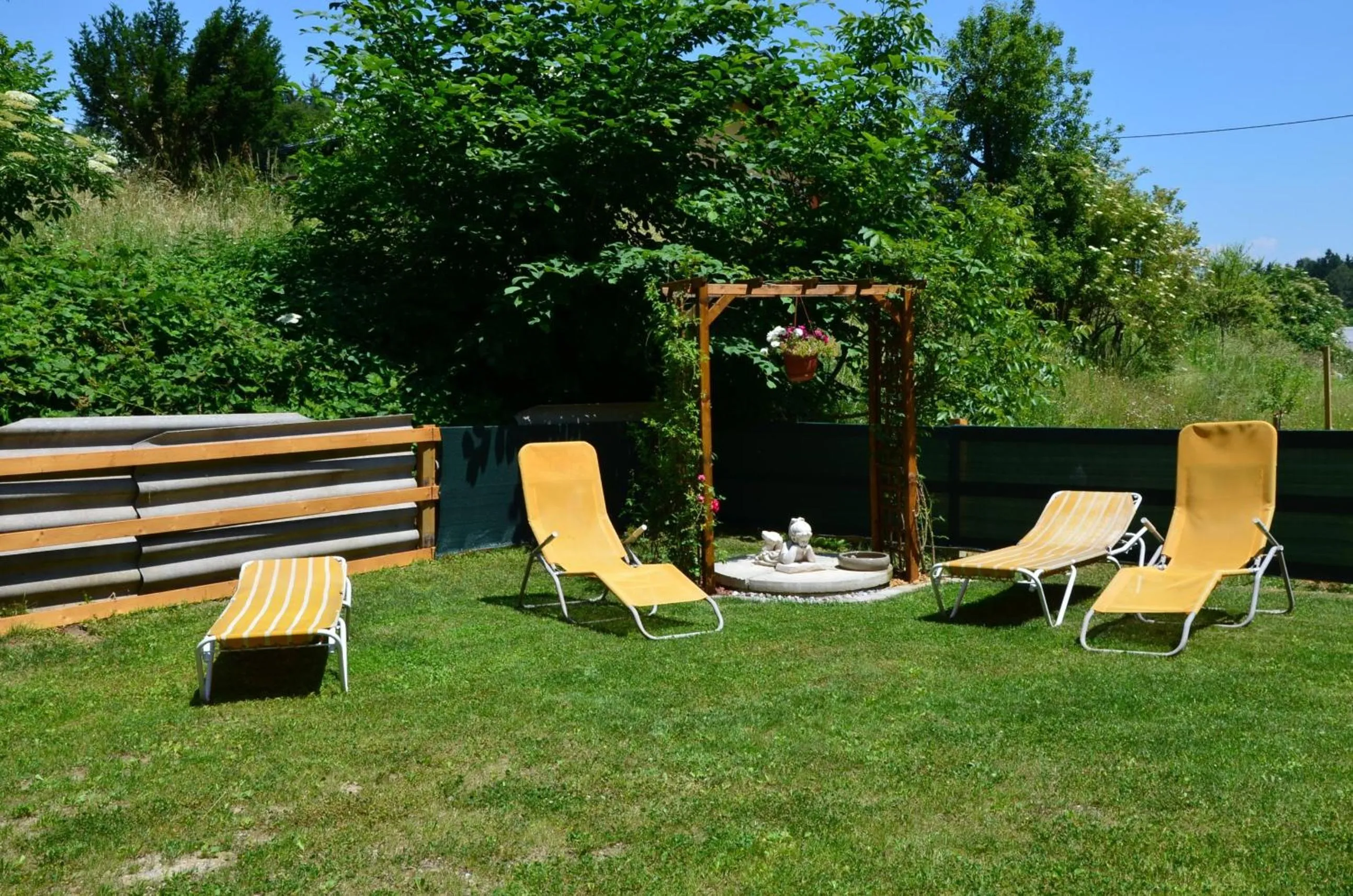 Garden in Gästehaus Götz