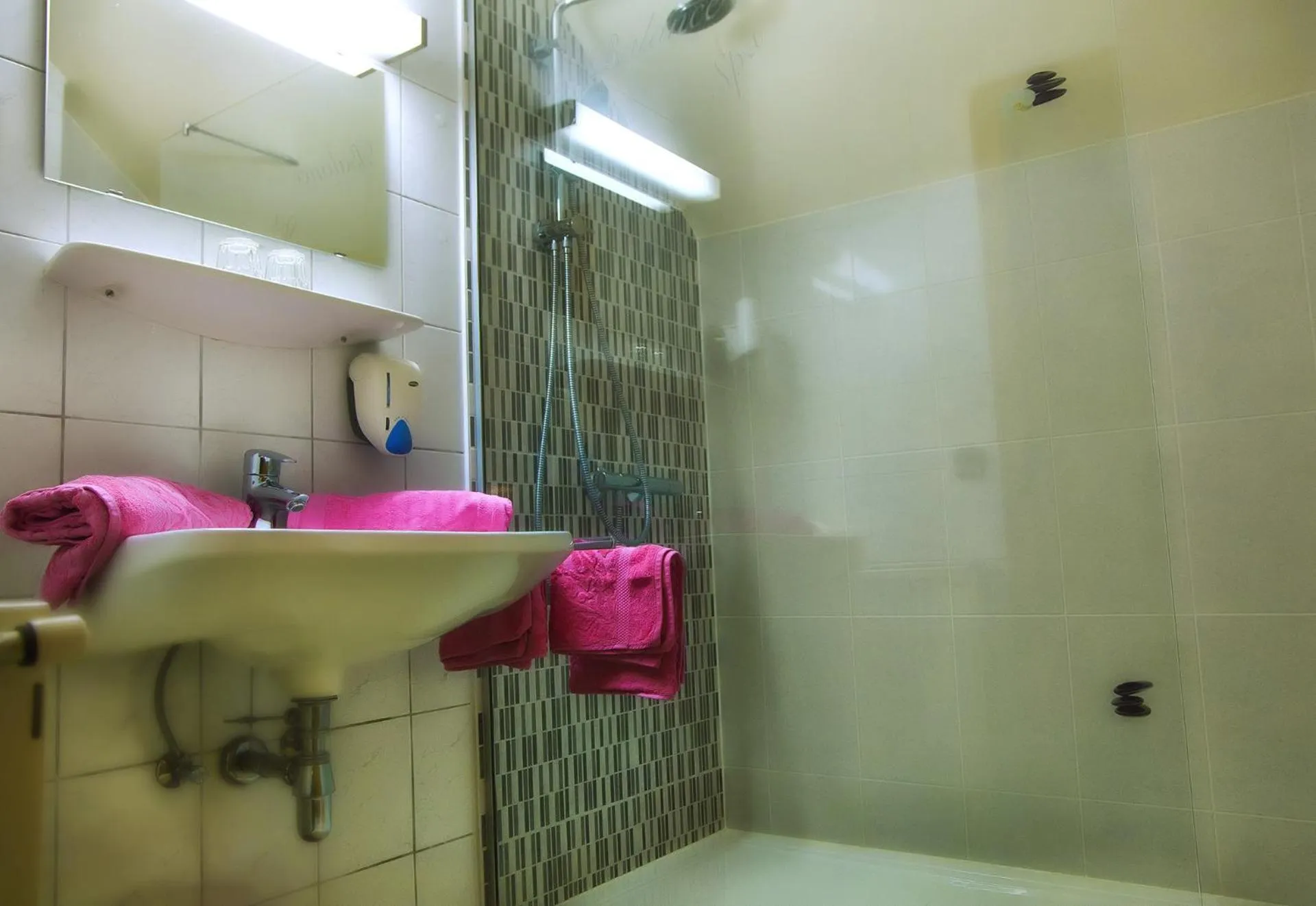 Shower in Gästehaus Götz