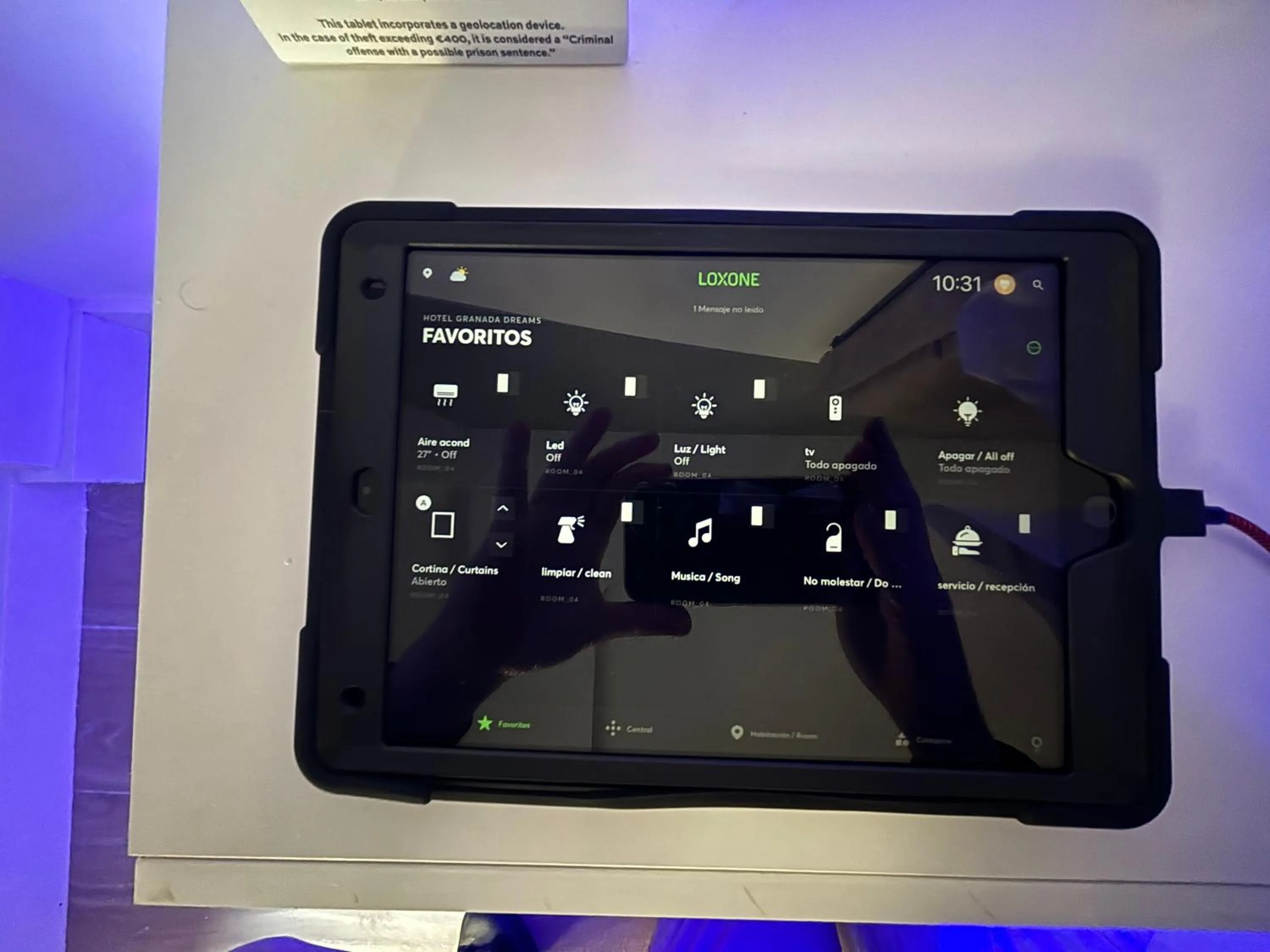 TV and multimedia in Futurotel Ds