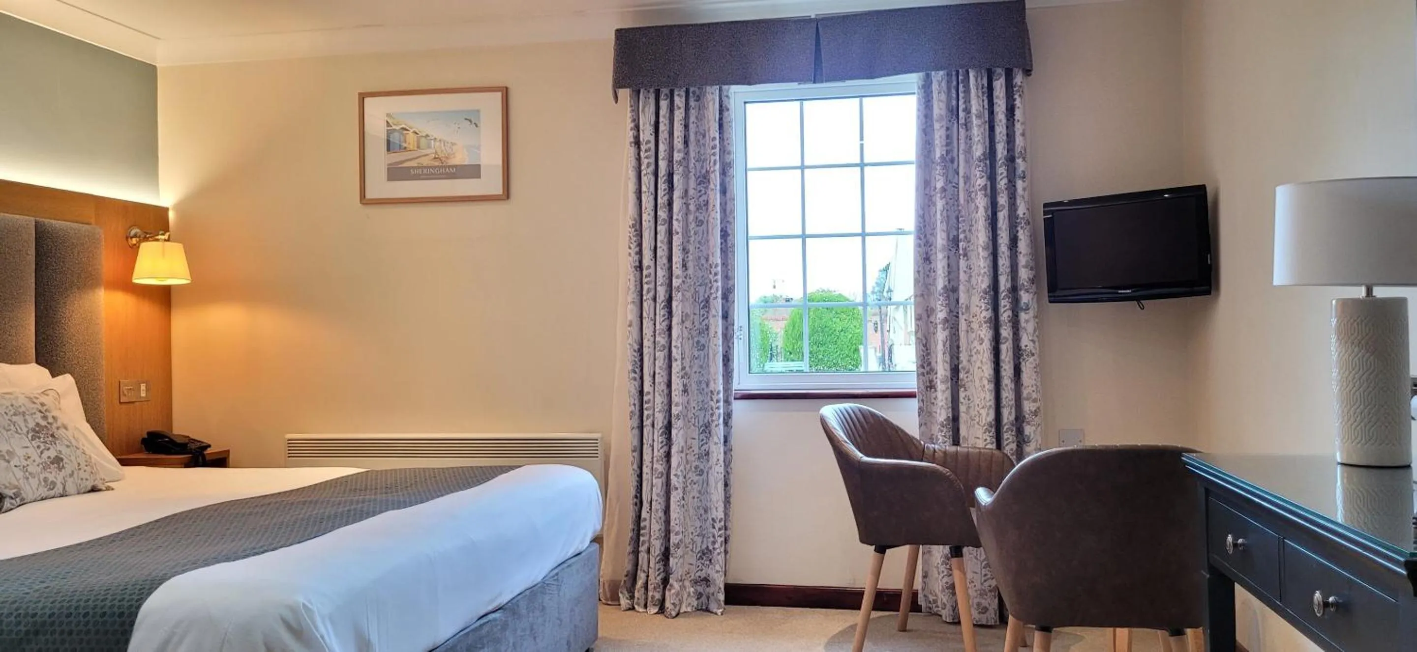 Bedroom, Bed in Old Rectory Hotel, Crostwick