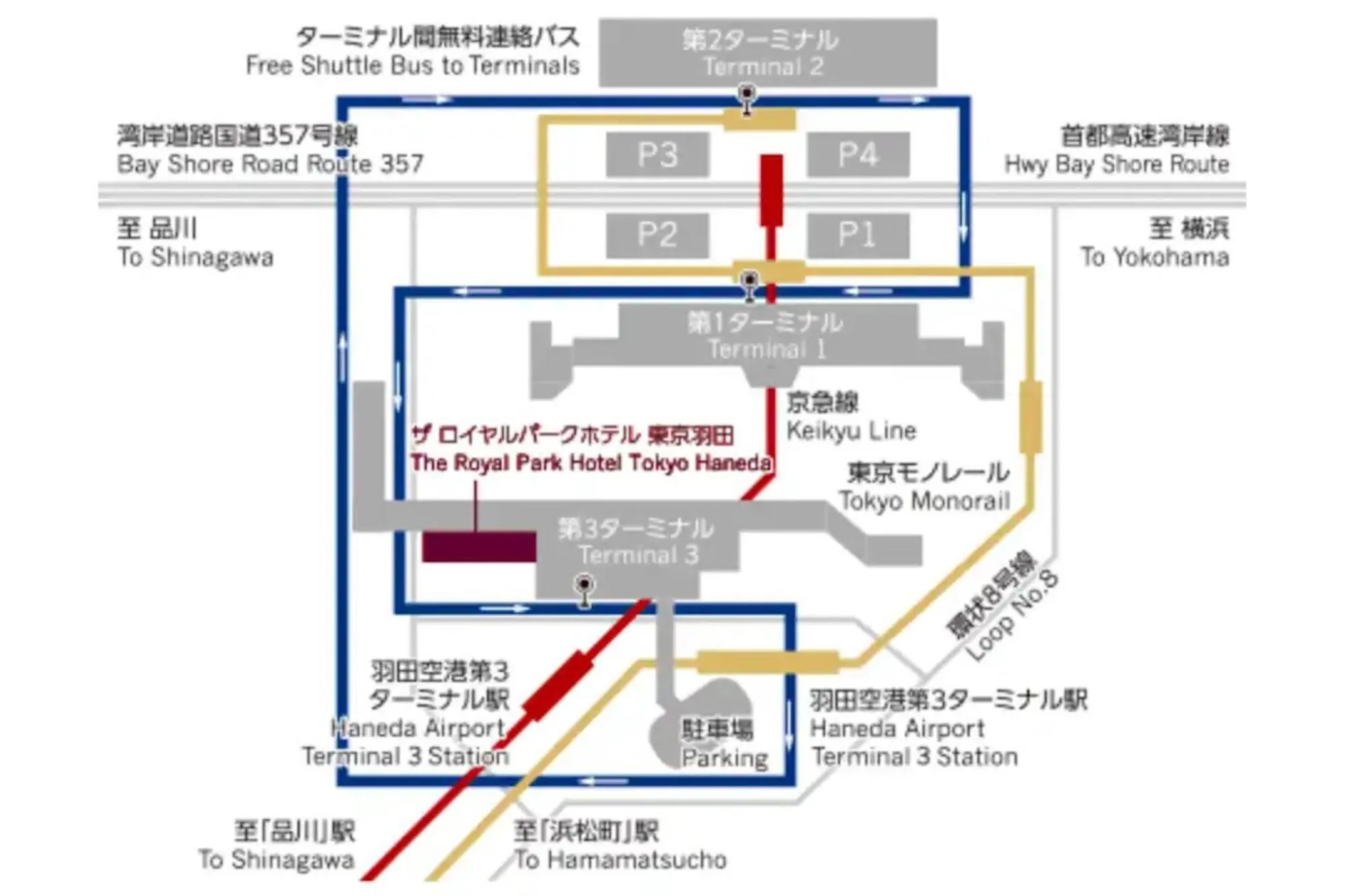 Off site in The Royal Park Hotel Tokyo Haneda Airport Terminal 3