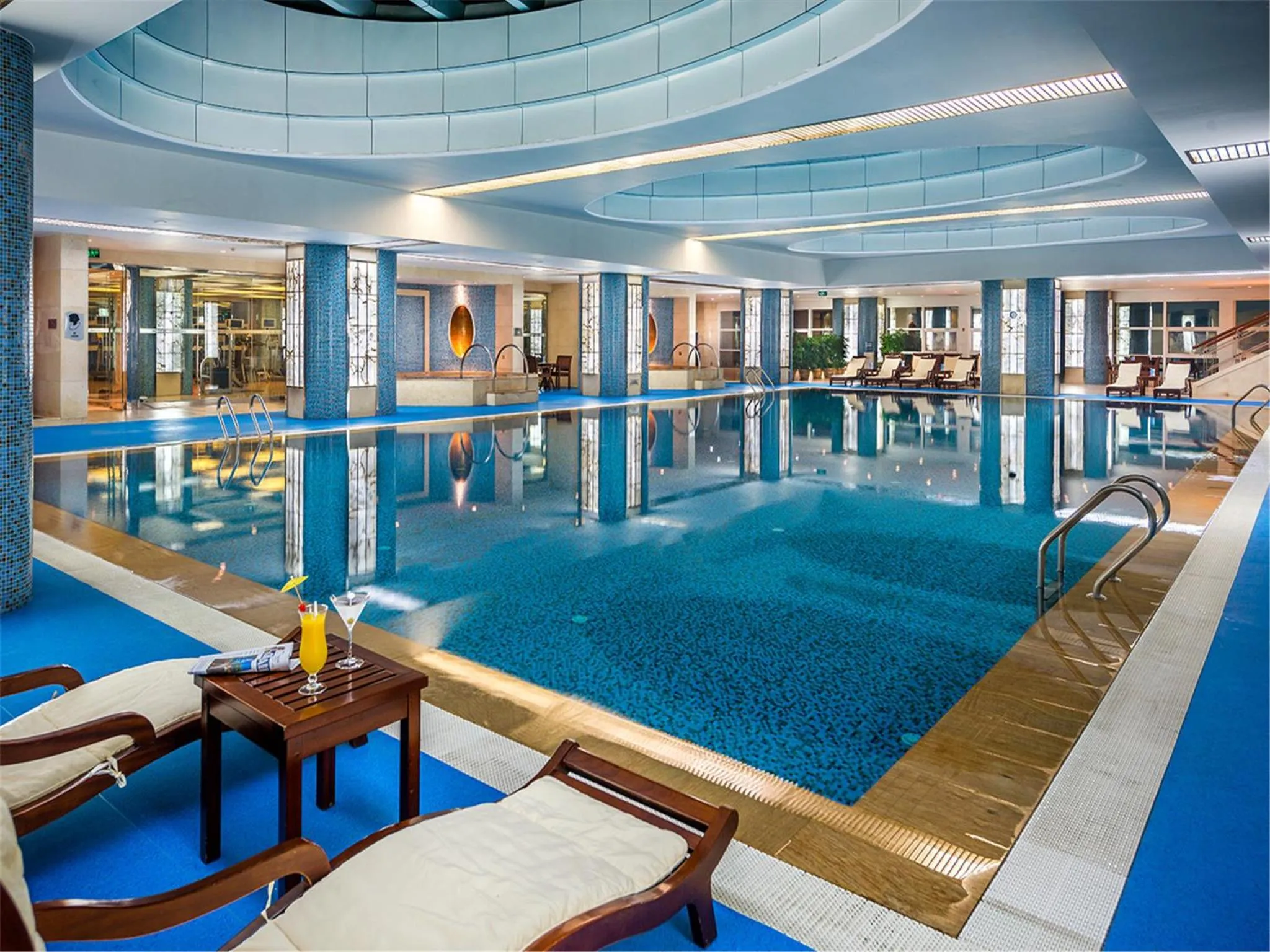 Swimming pool in Beijing Kuntai Royal Hotel