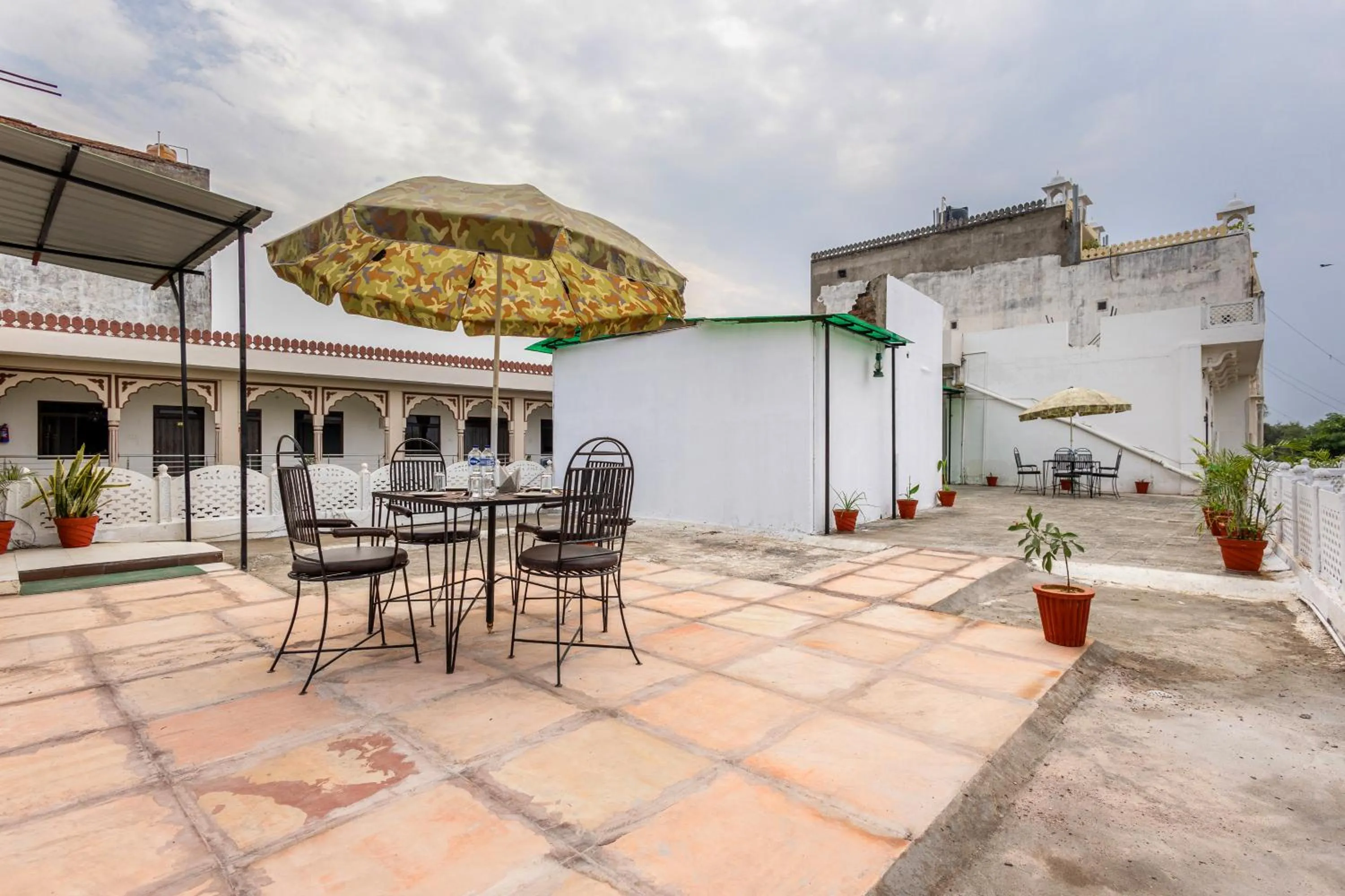 Patio in Ranthambore Resort