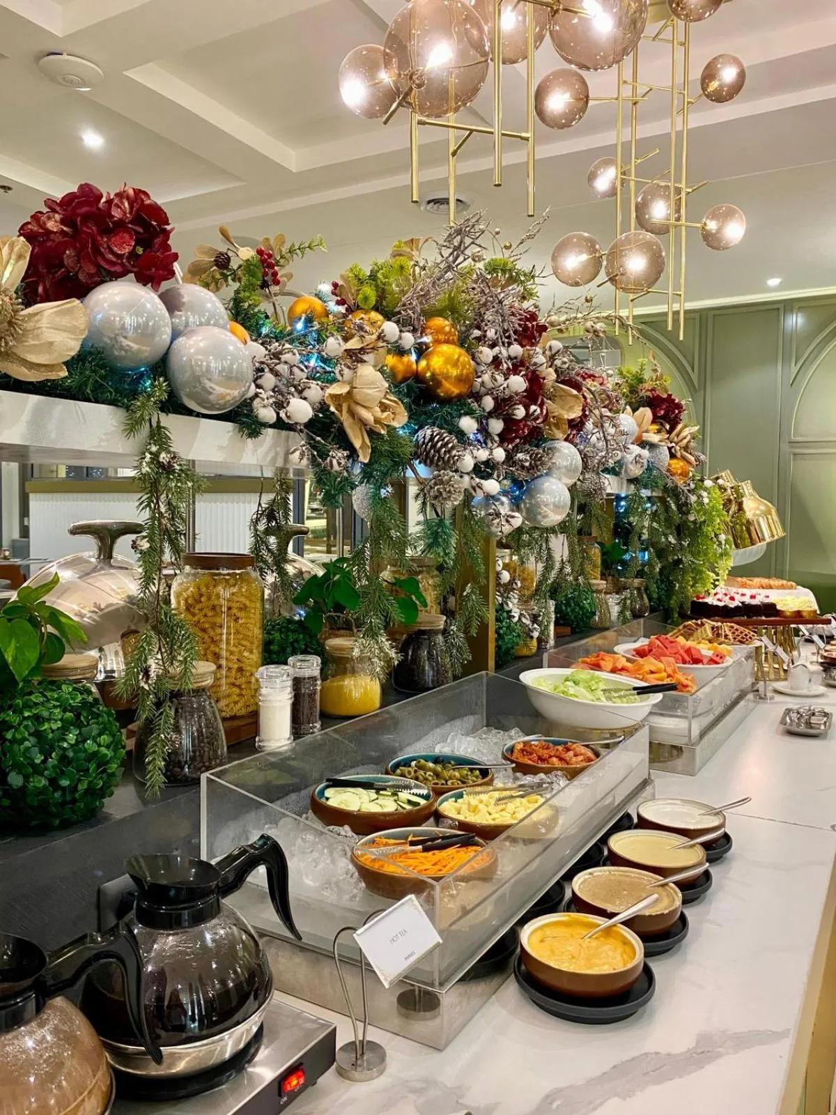 Buffet breakfast in Uma Hotel and Residences