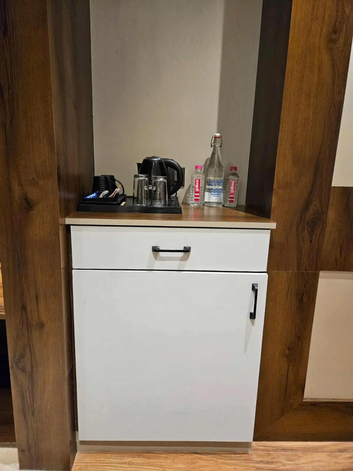 Kitchen or kitchenette in Four Leaf Hotel - AKOSHA