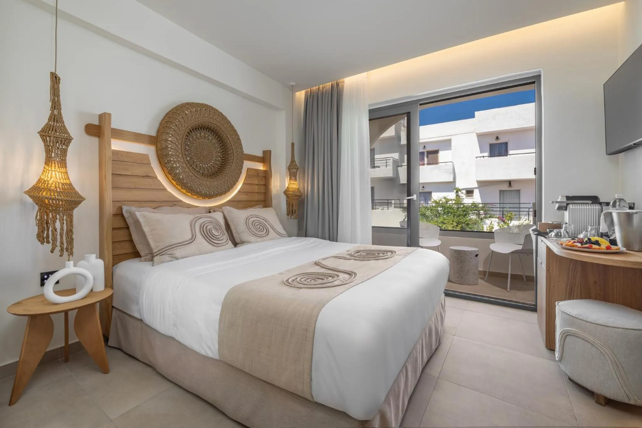 Bed in Cabana White Boutique Hotel