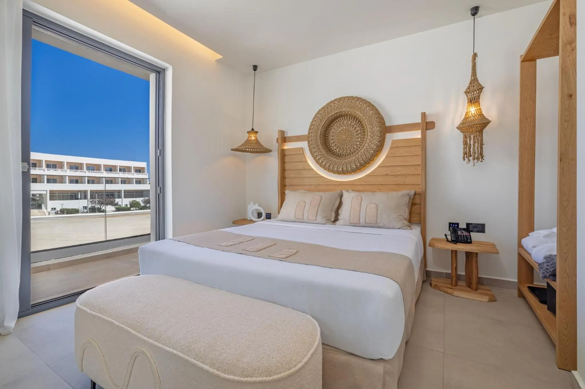 Bed in Cabana White Boutique Hotel