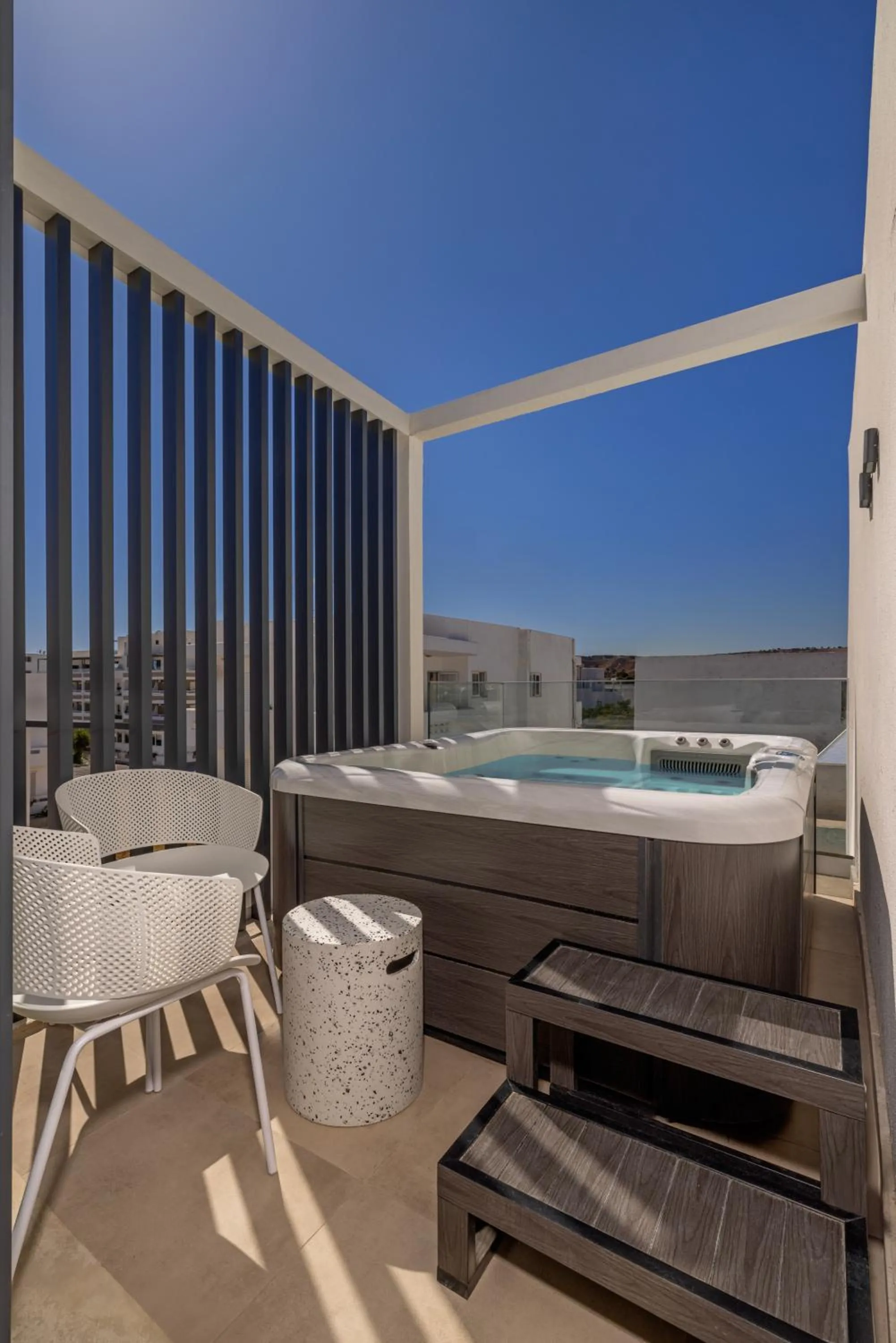 Hot Tub in Cabana White Boutique Hotel