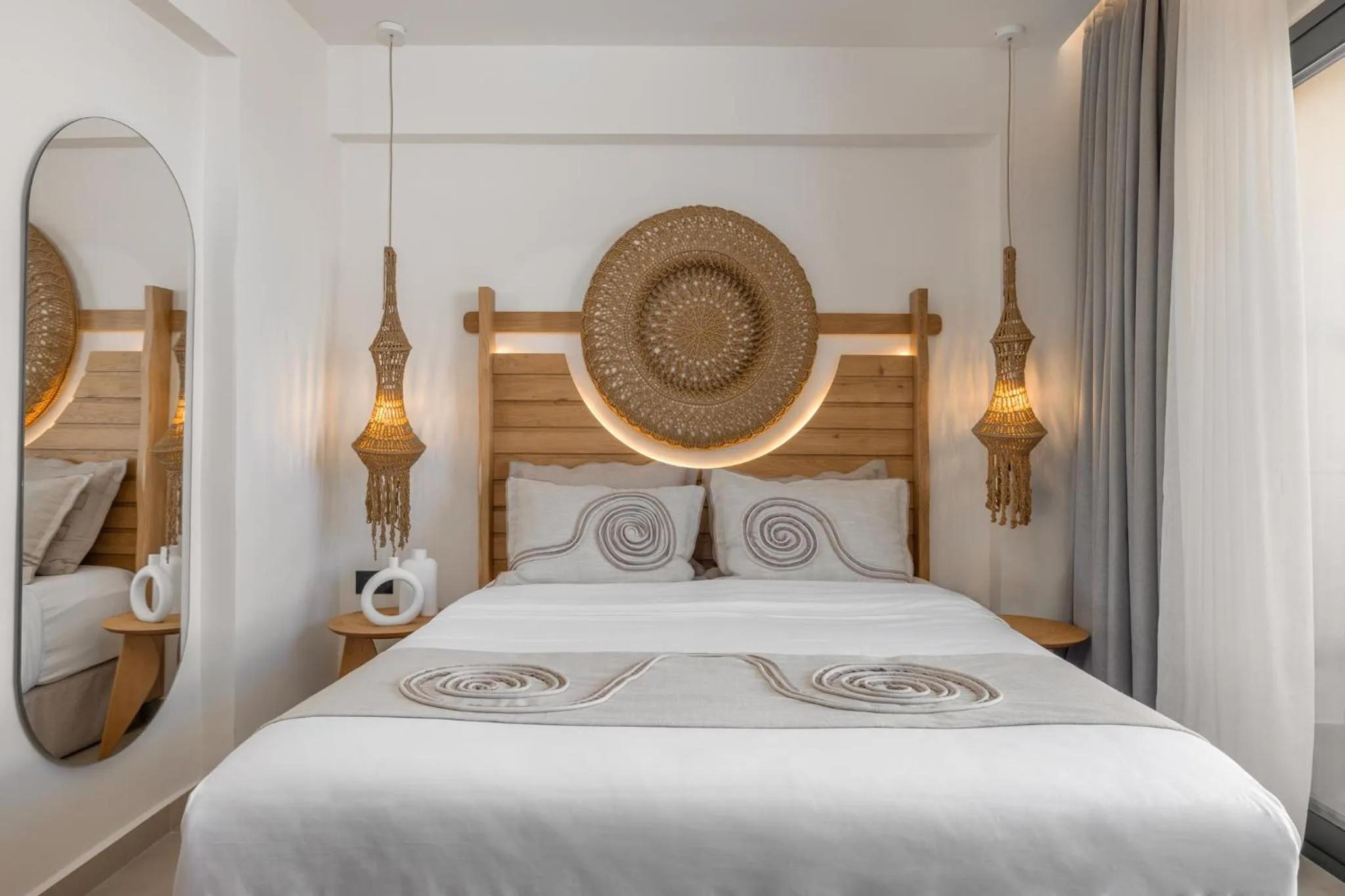 Bed in Cabana White Boutique Hotel