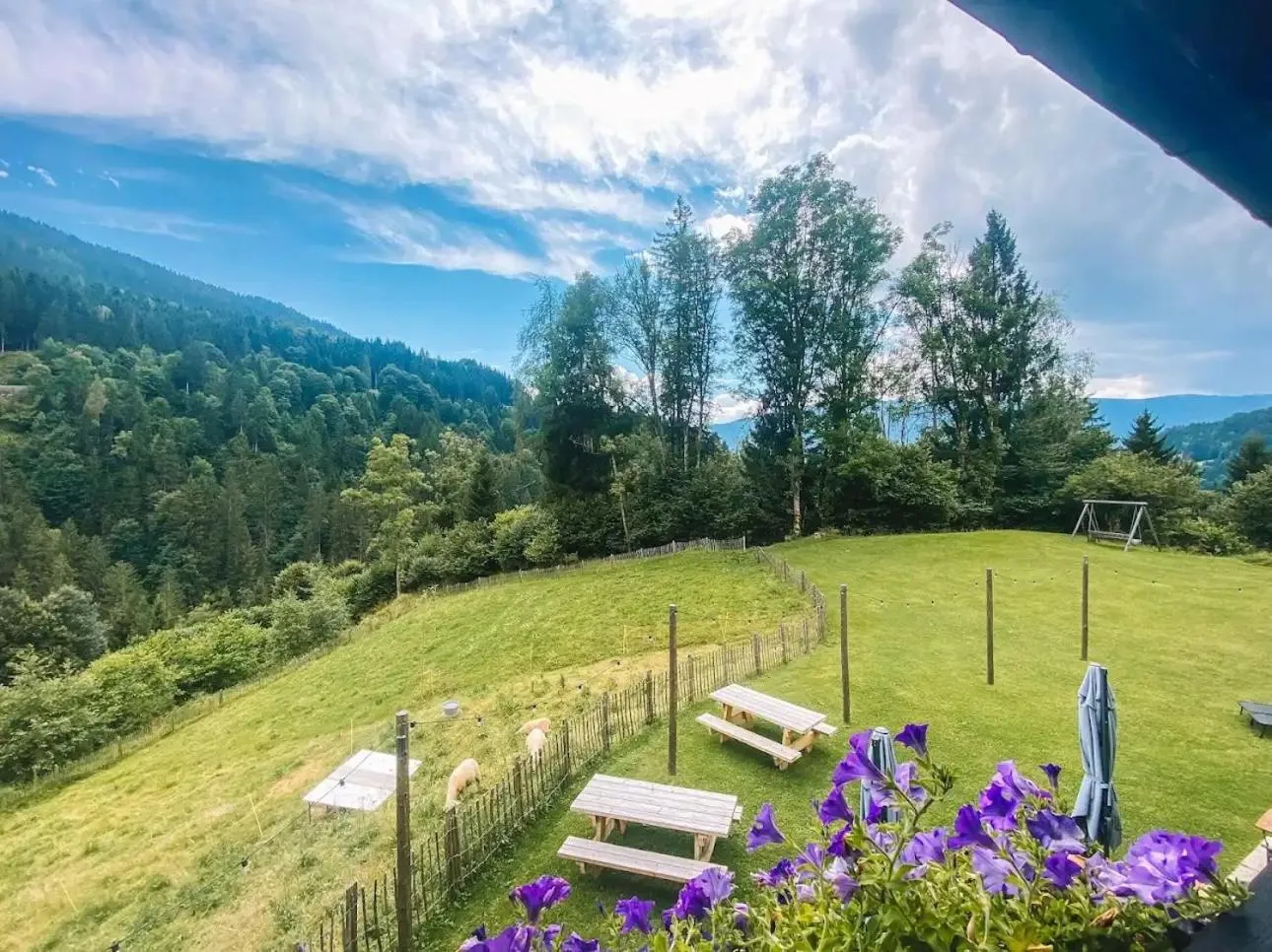 View (from property/room) in Pension Gasthof Arriach