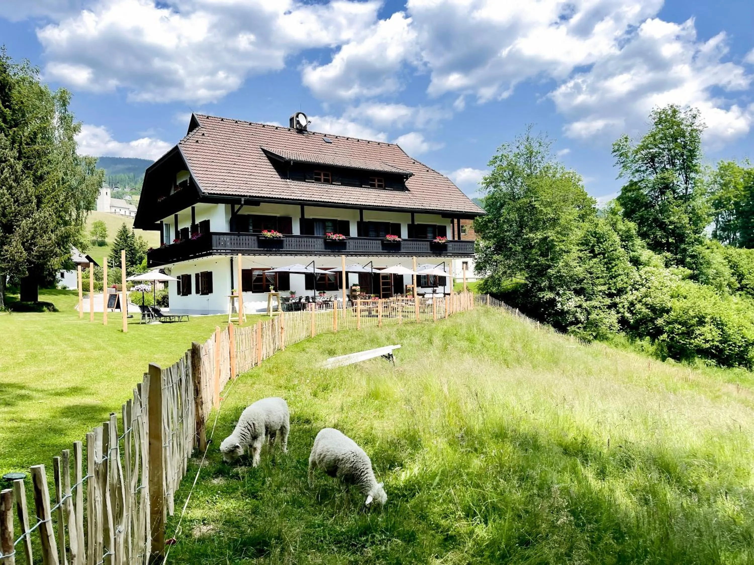Property building in Pension Gasthof Arriach