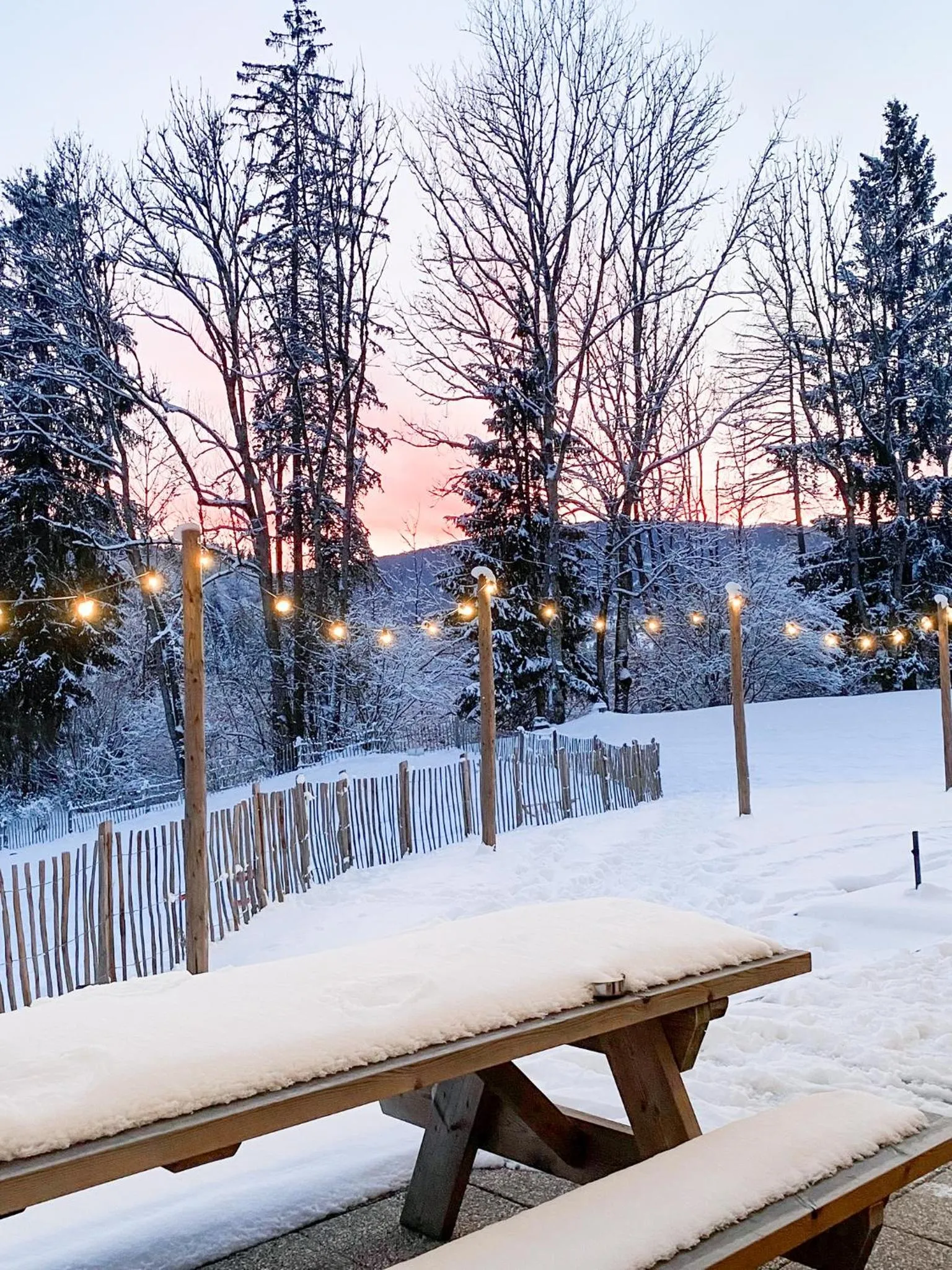 Winter in Pension Gasthof Arriach