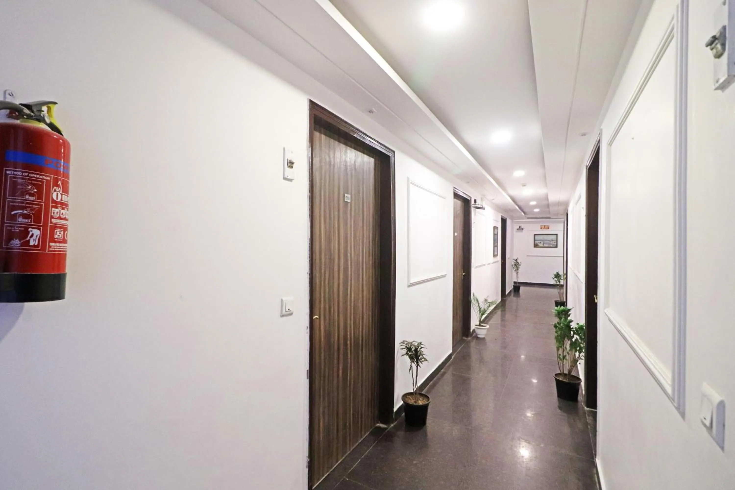 Inner courtyard view in Hotel Mayda Prime Near Delhi Airport