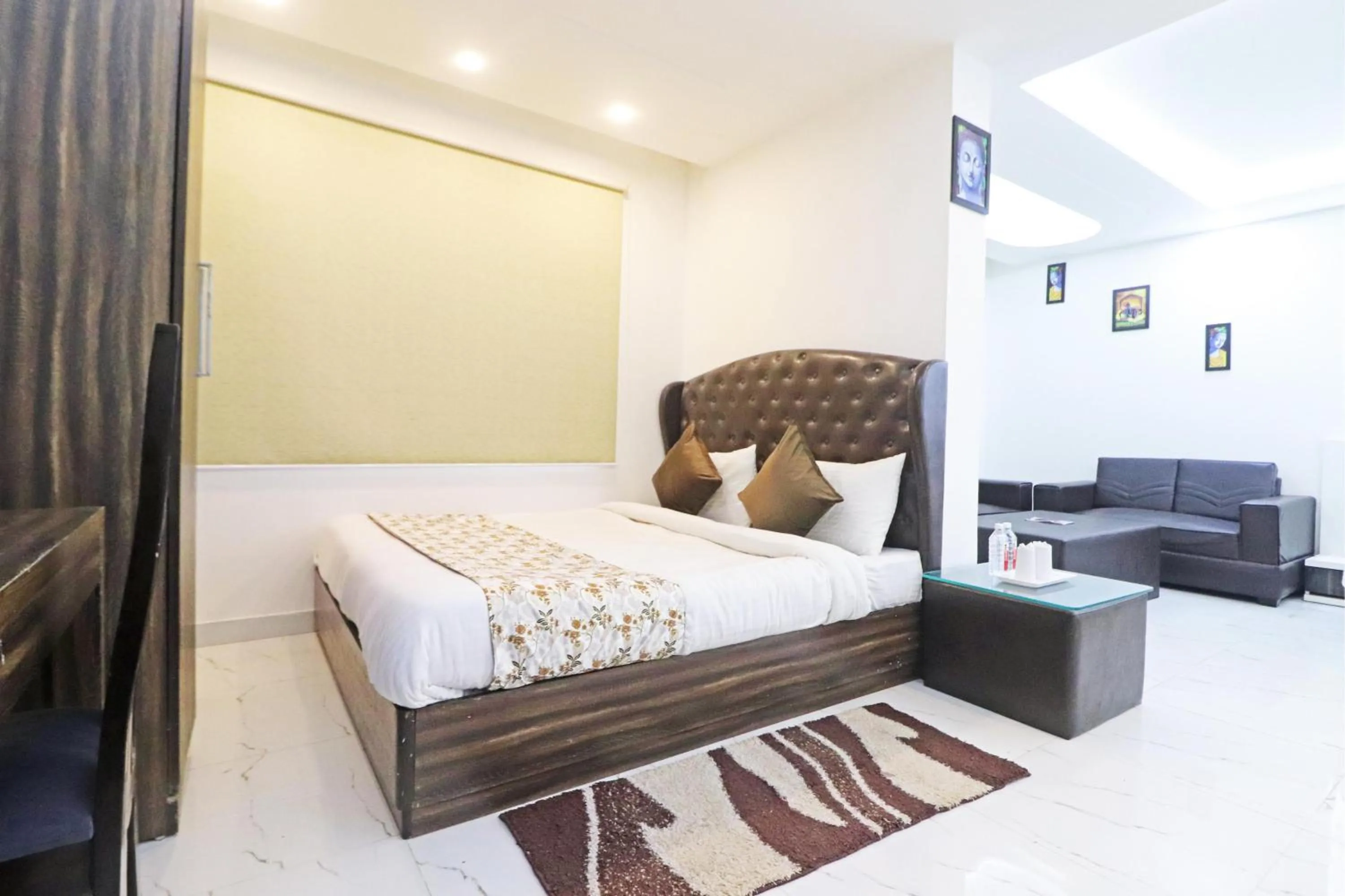 Coffee/tea facilities, Bed in Hotel Mayda Prime Near Delhi Airport