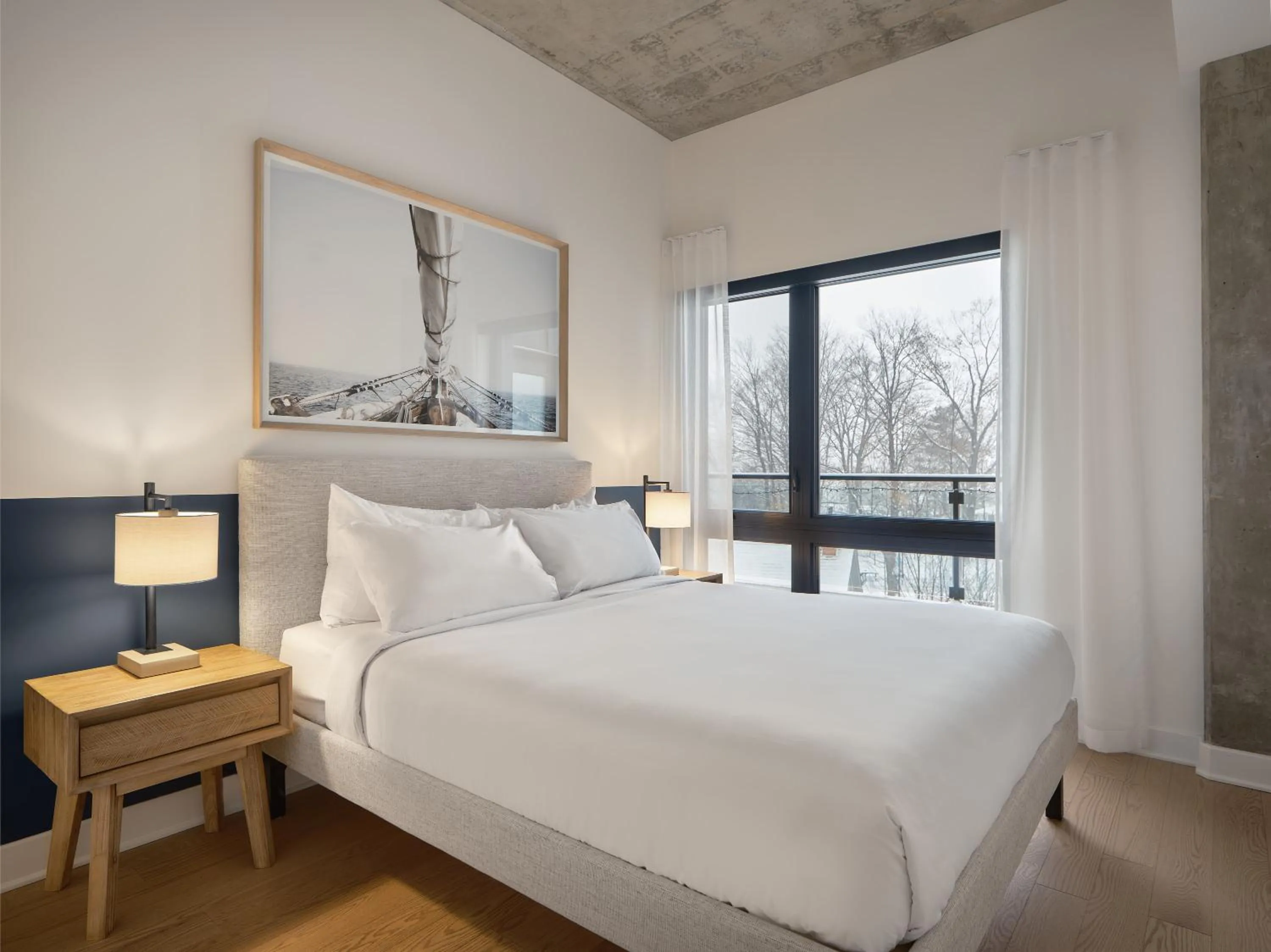 Bedroom, Bed in Hôtel Expérience - Quartier Des Marinas