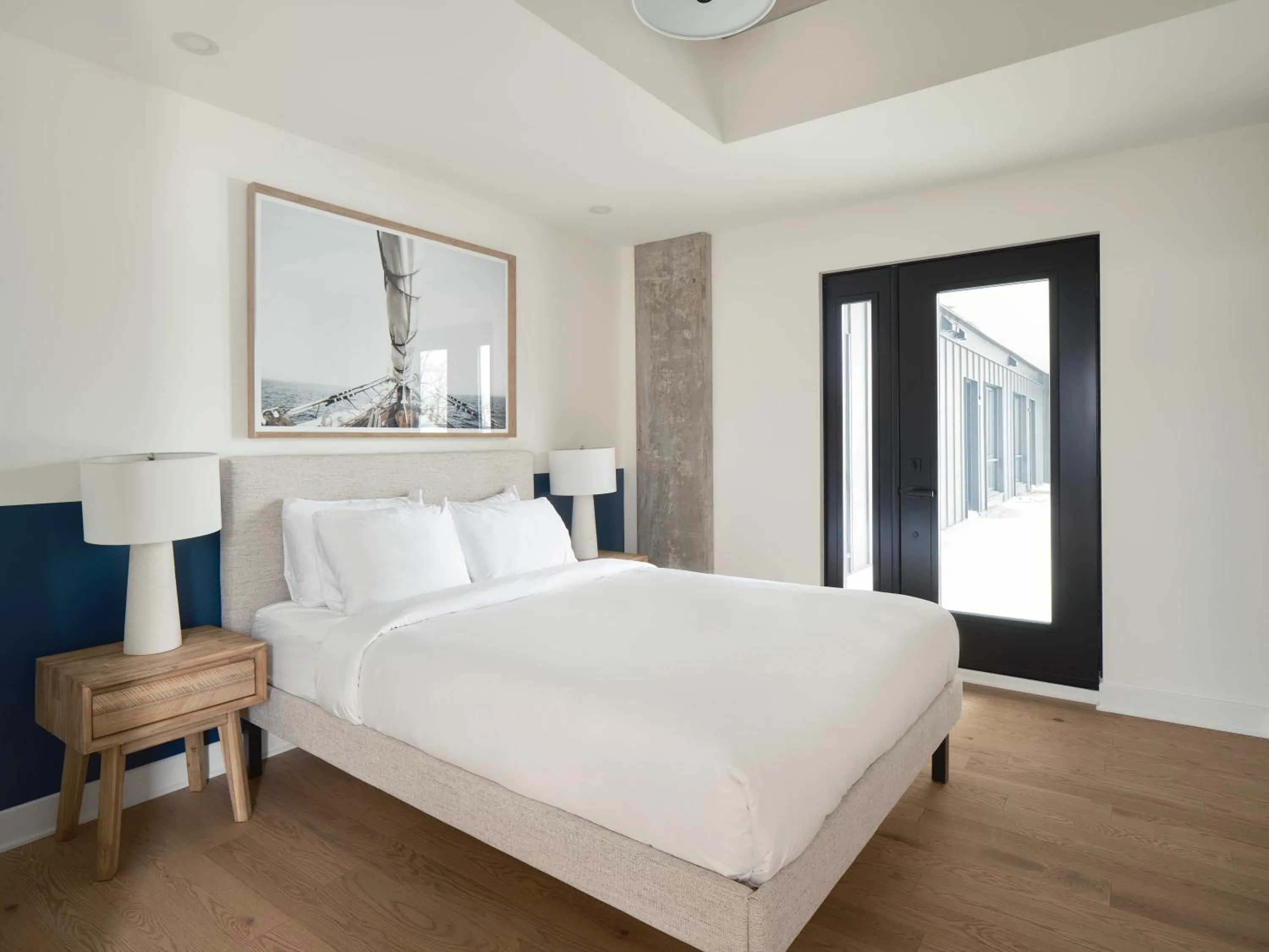 Bedroom, Bed in Hôtel Expérience - Quartier Des Marinas