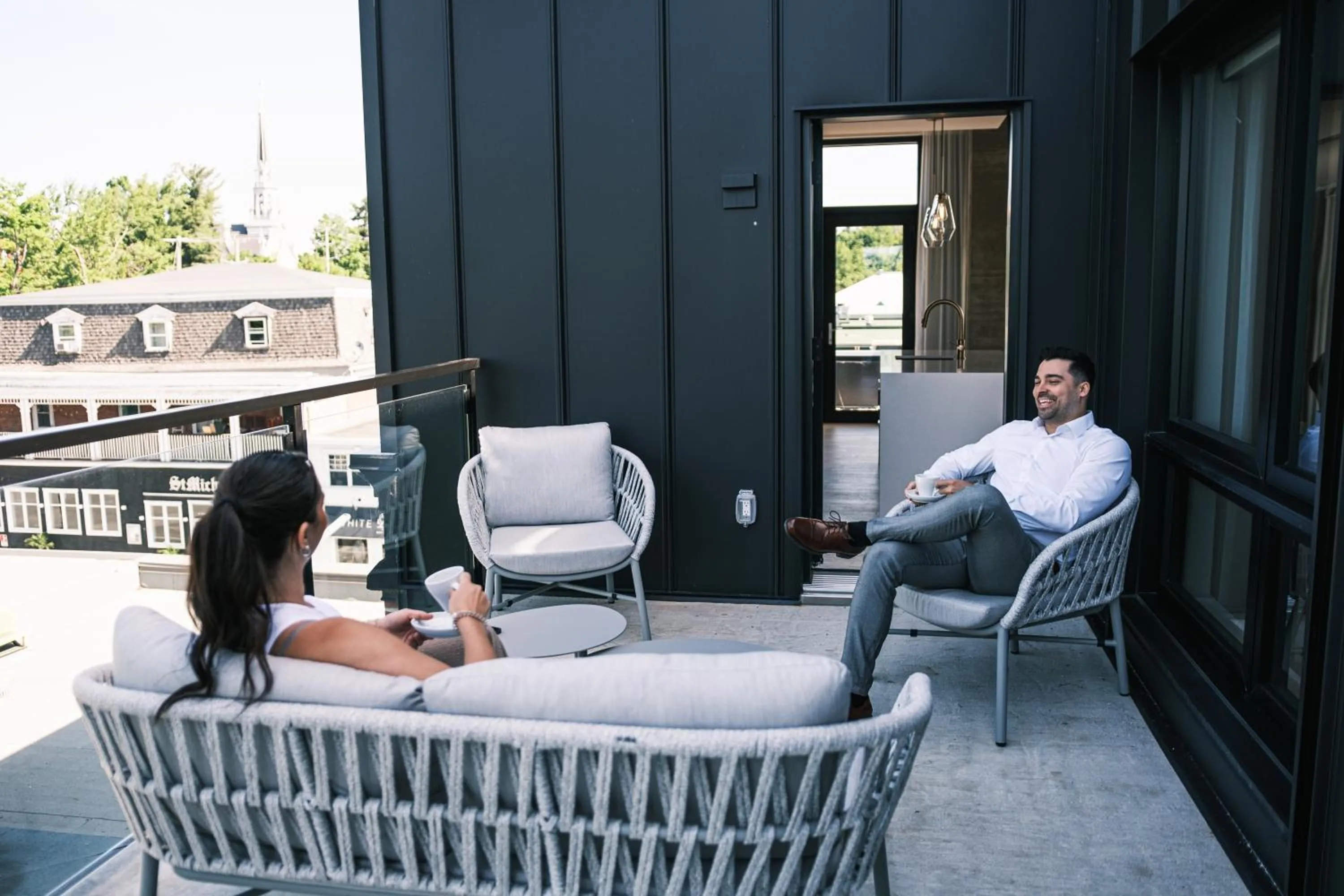 Balcony/Terrace in Hôtel Expérience - Quartier Des Marinas