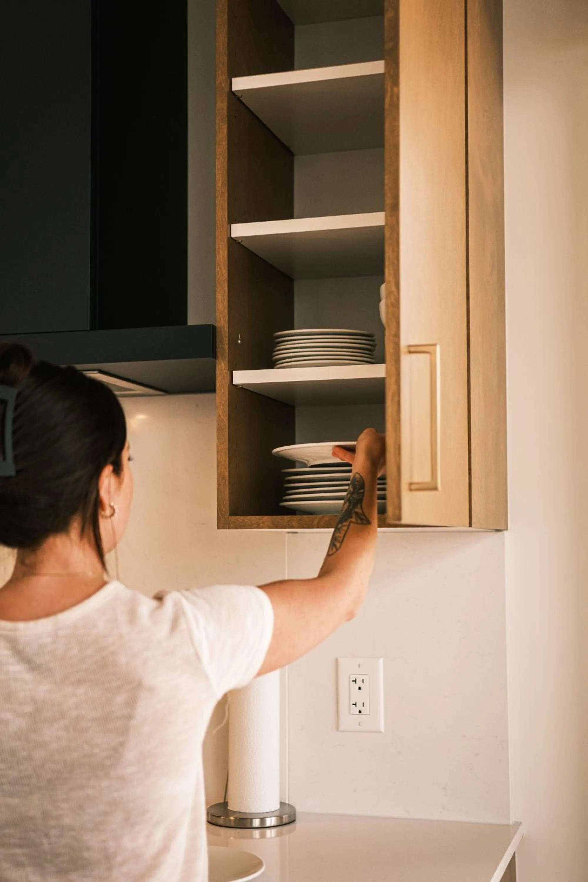 Kitchen or kitchenette in Hôtel Expérience - Quartier Des Marinas