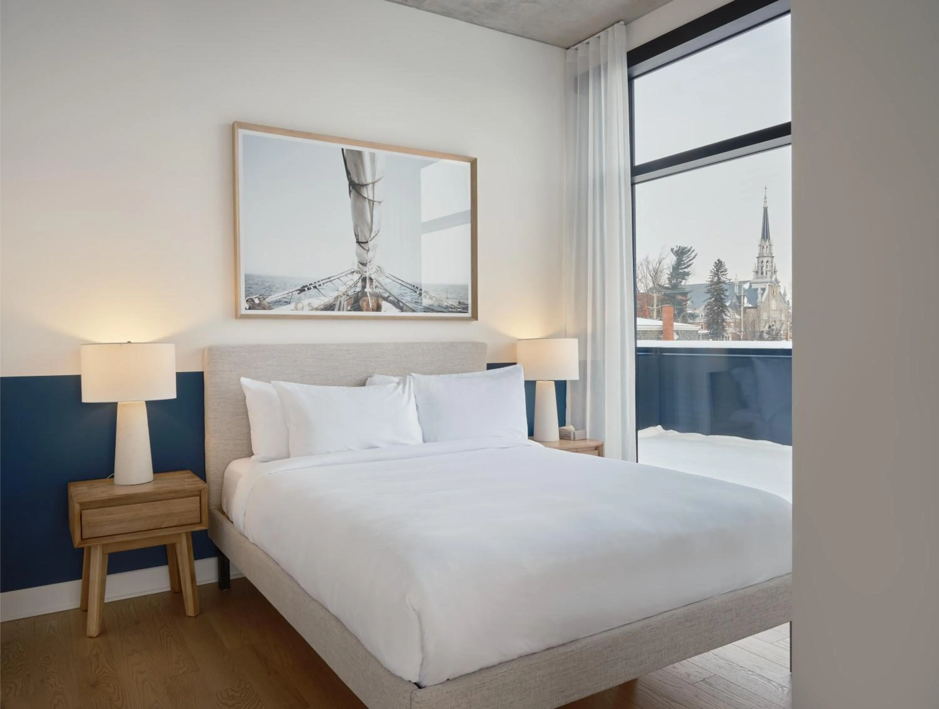 Bedroom, Bed in Hôtel Expérience - Quartier Des Marinas