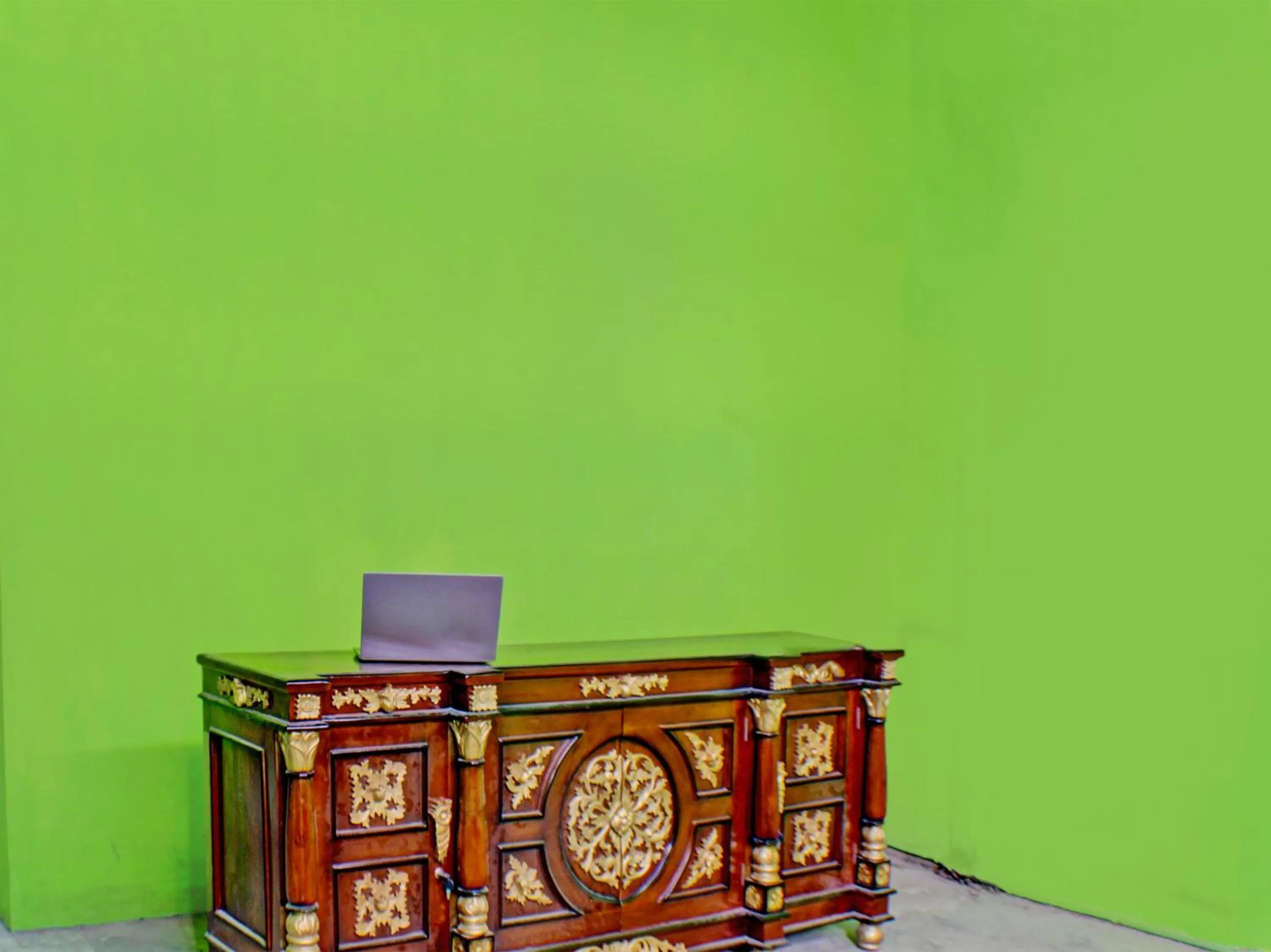 Lobby or reception in Hotel O Homestay Kamar Hijau Syariah