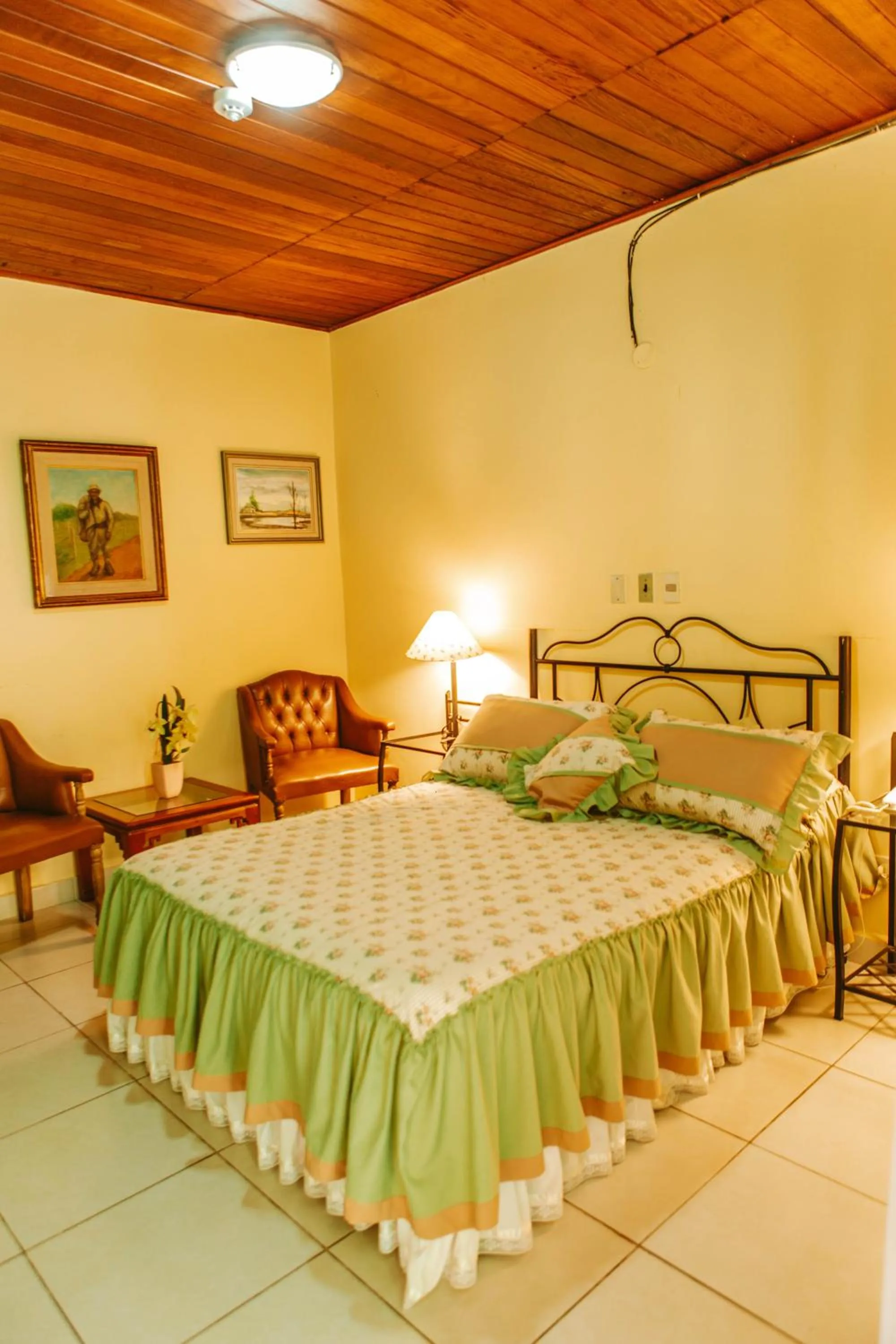 Bed in Hotel Santo Domingo