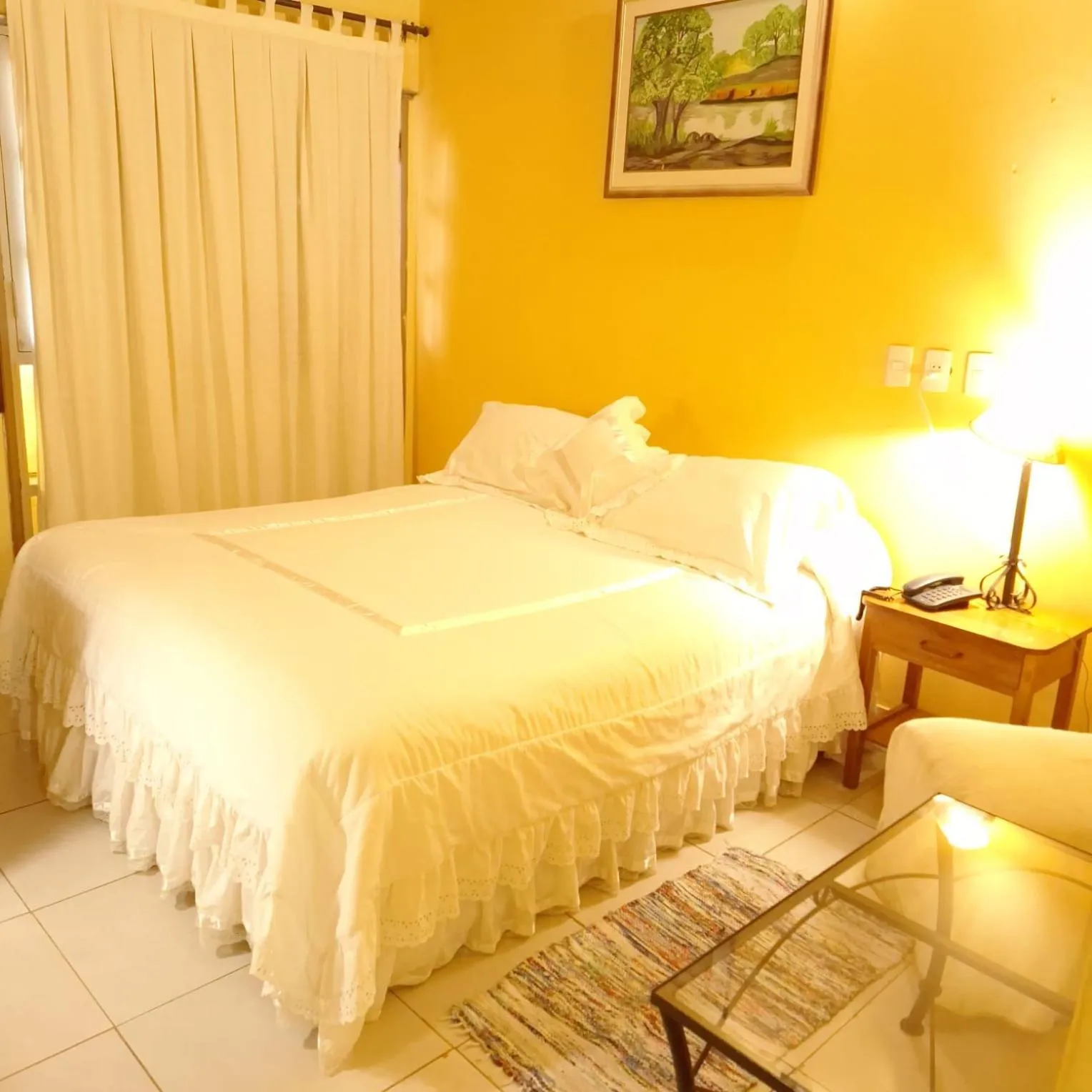 Bed in Hotel Santo Domingo