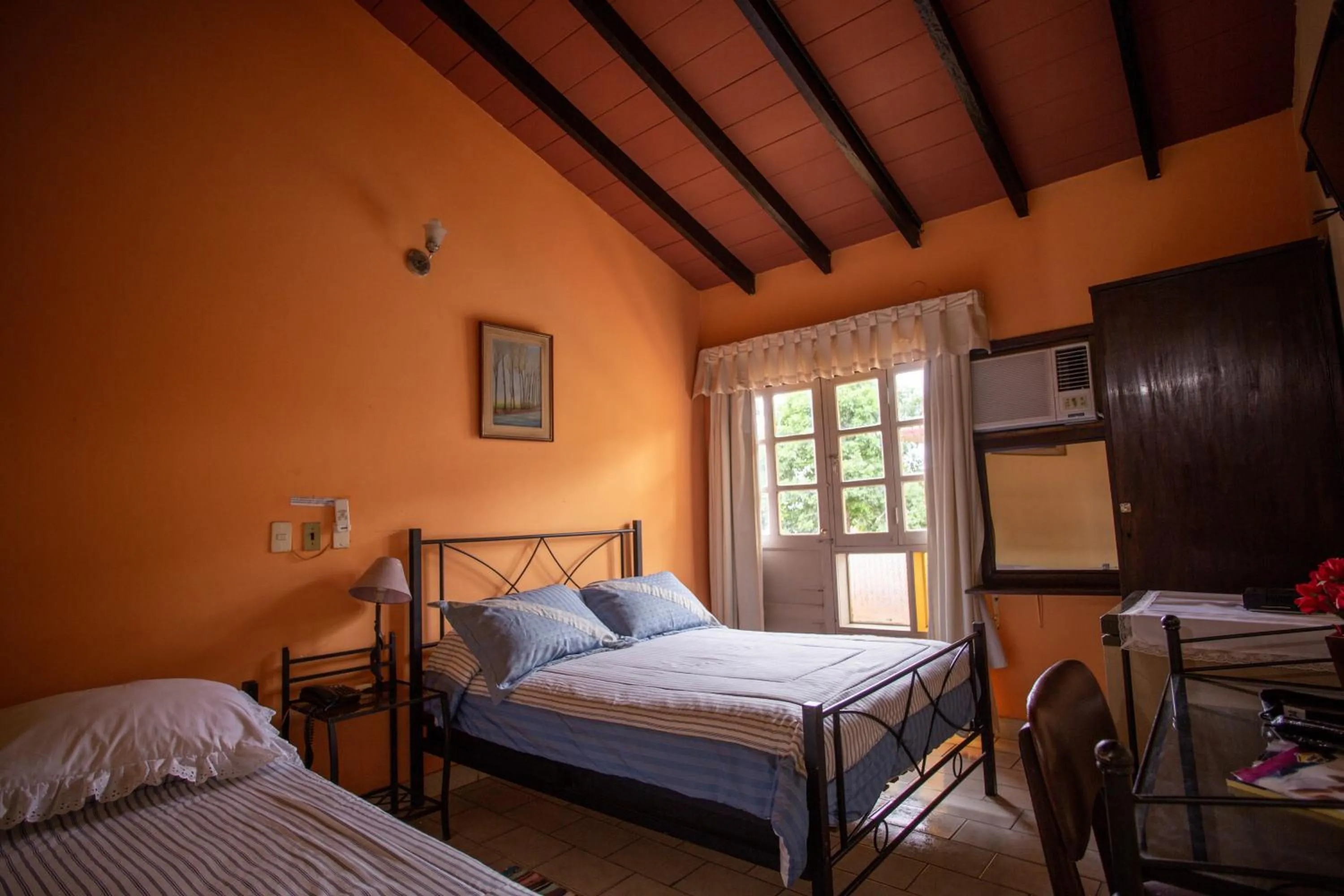 Bed in Hotel Santo Domingo