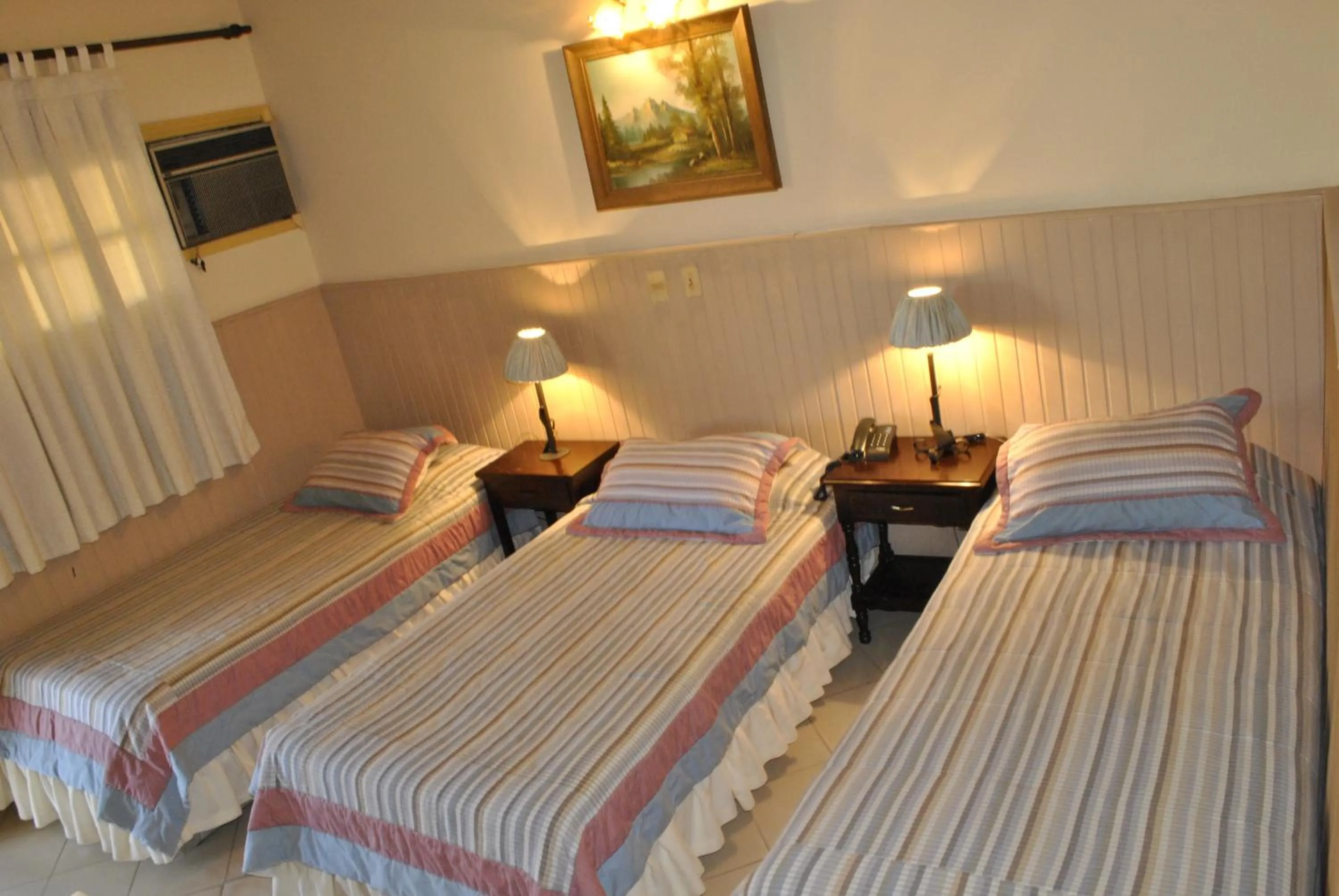 Bed in Hotel Santo Domingo