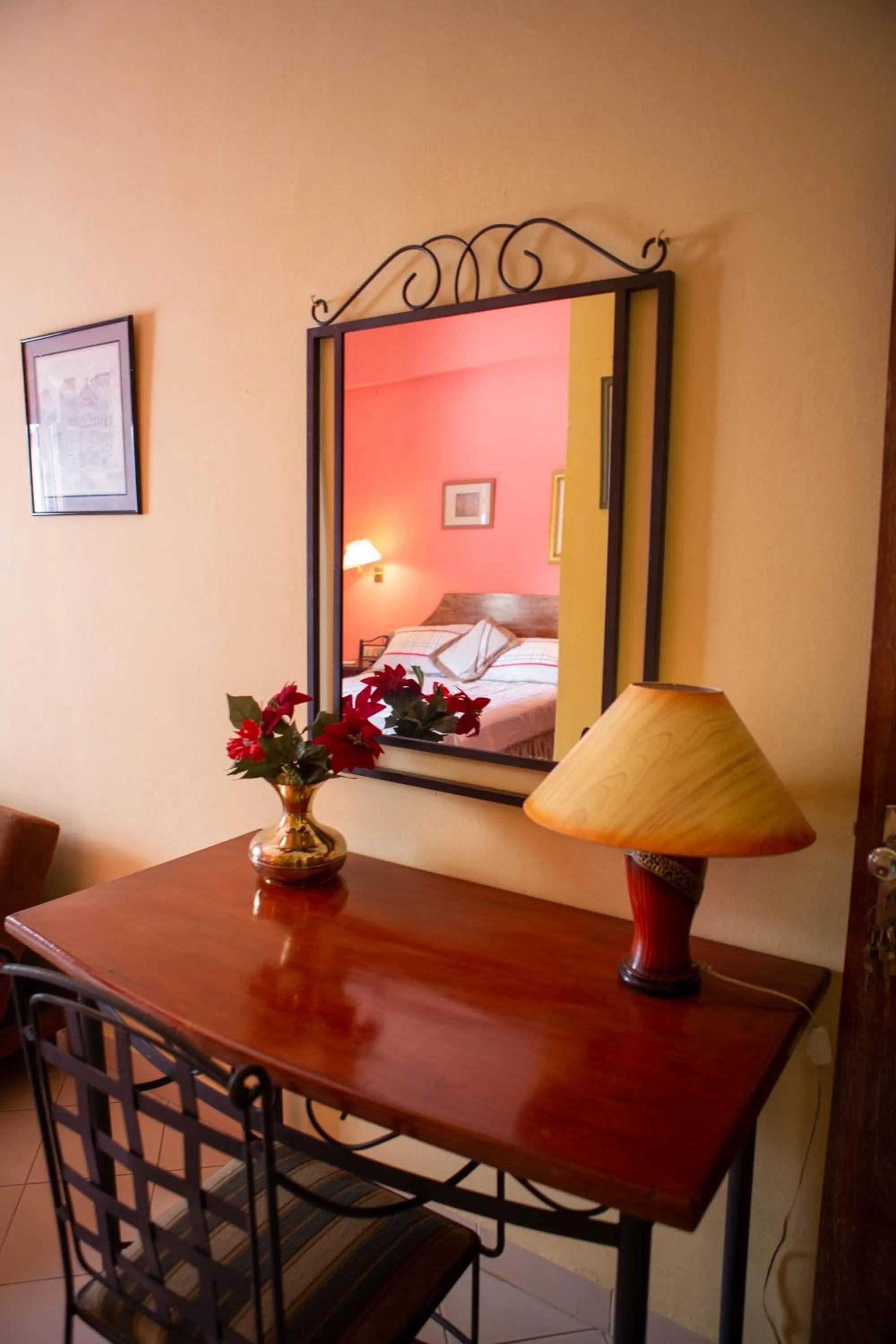 Bed in Hotel Santo Domingo