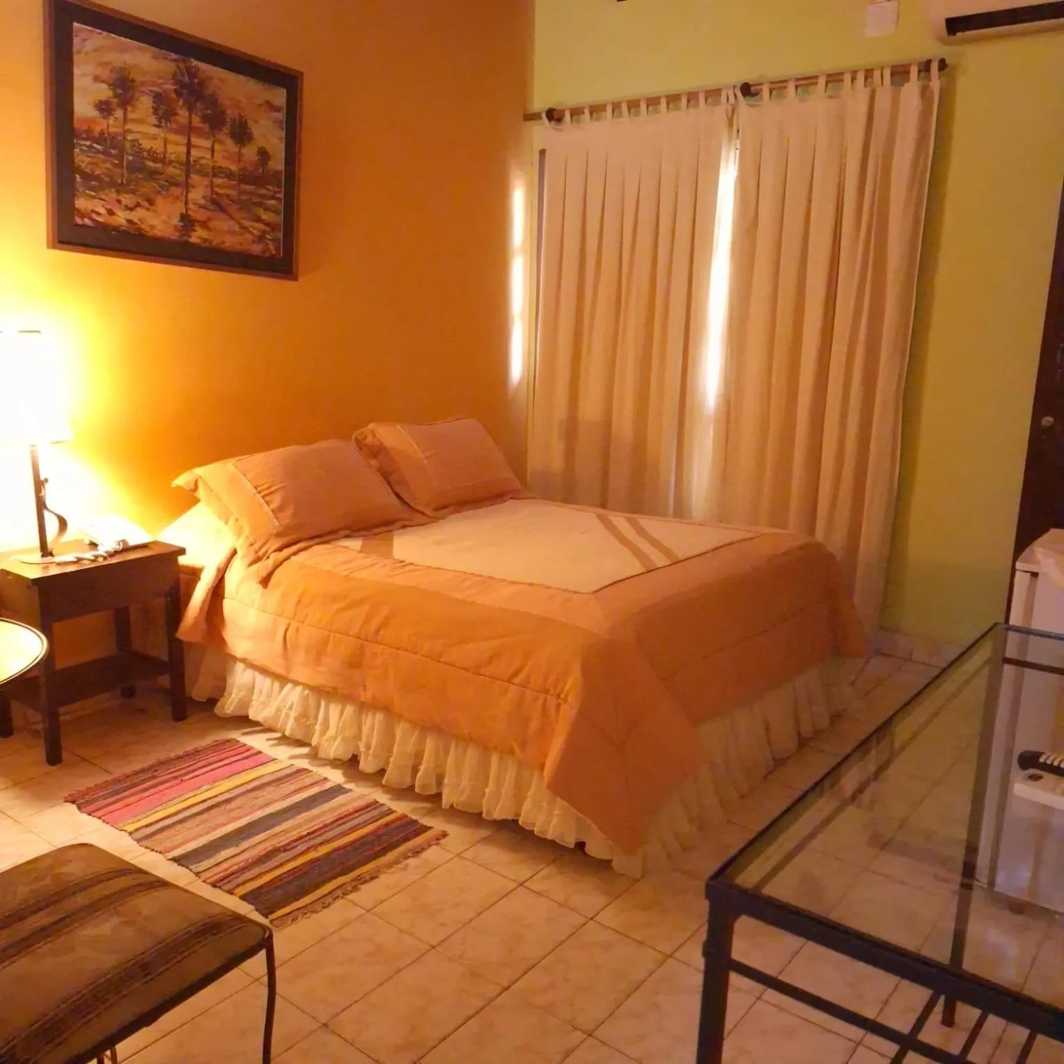 Bed in Hotel Santo Domingo