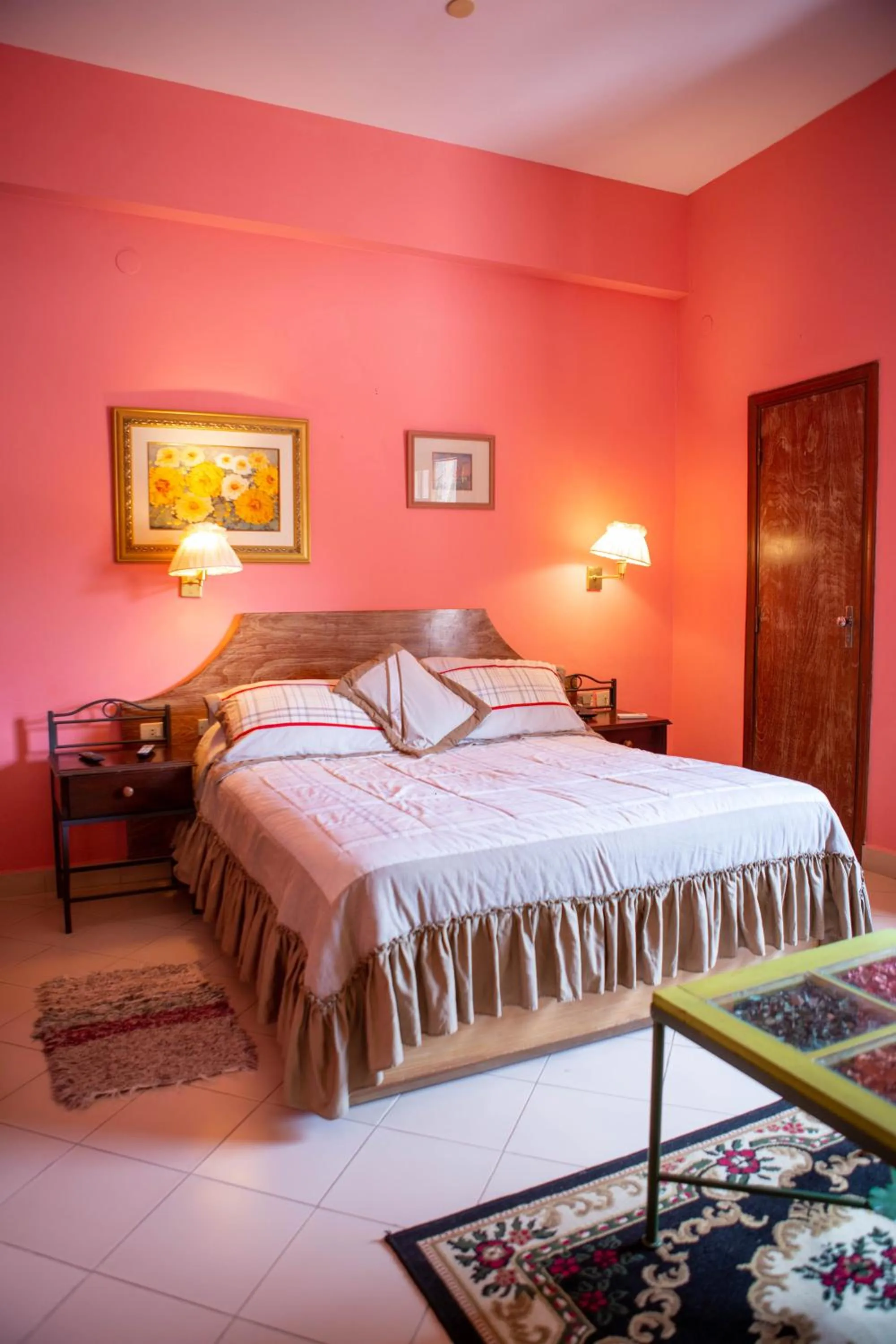 Bed in Hotel Santo Domingo